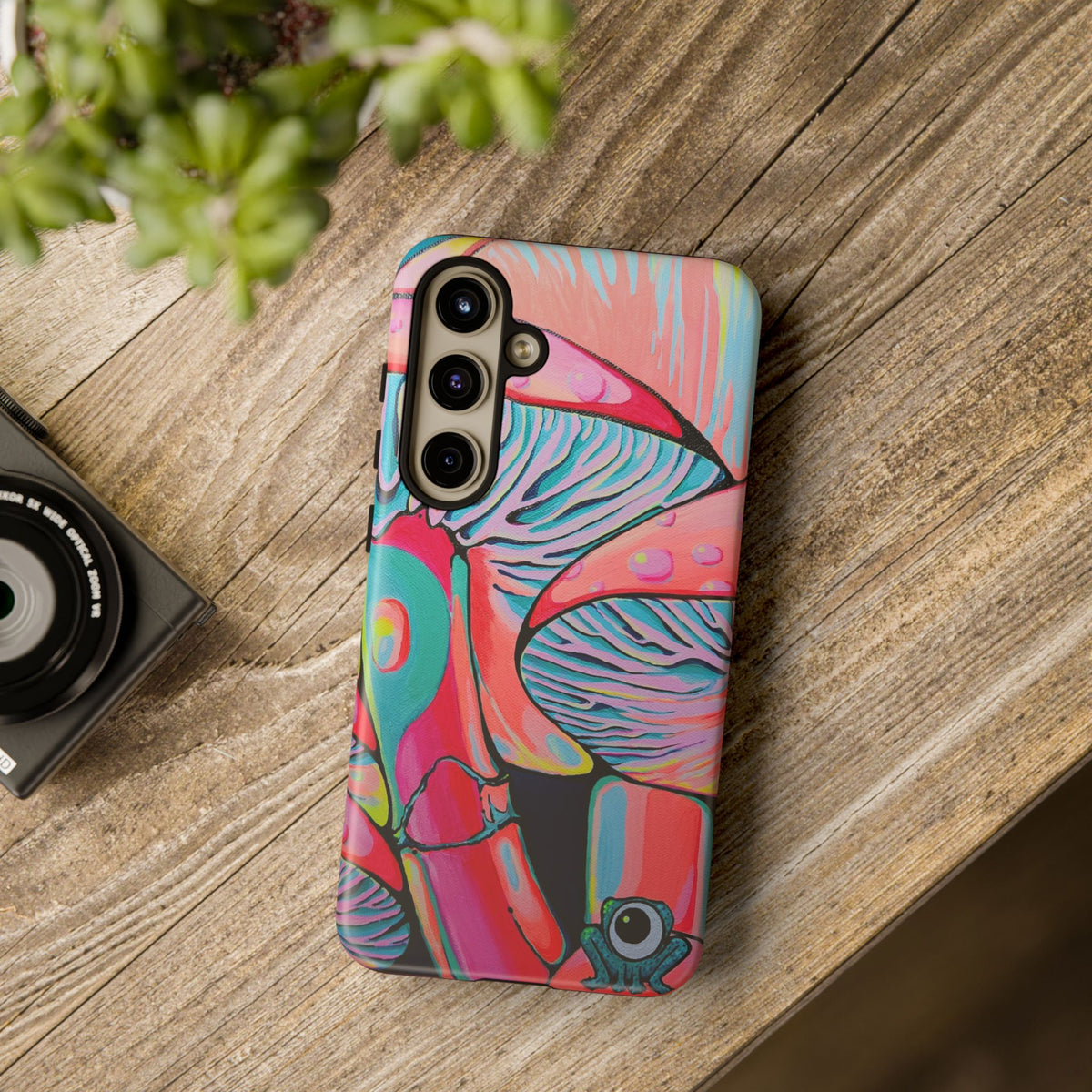 Coque de téléphone résistante Trippy Mushrooms