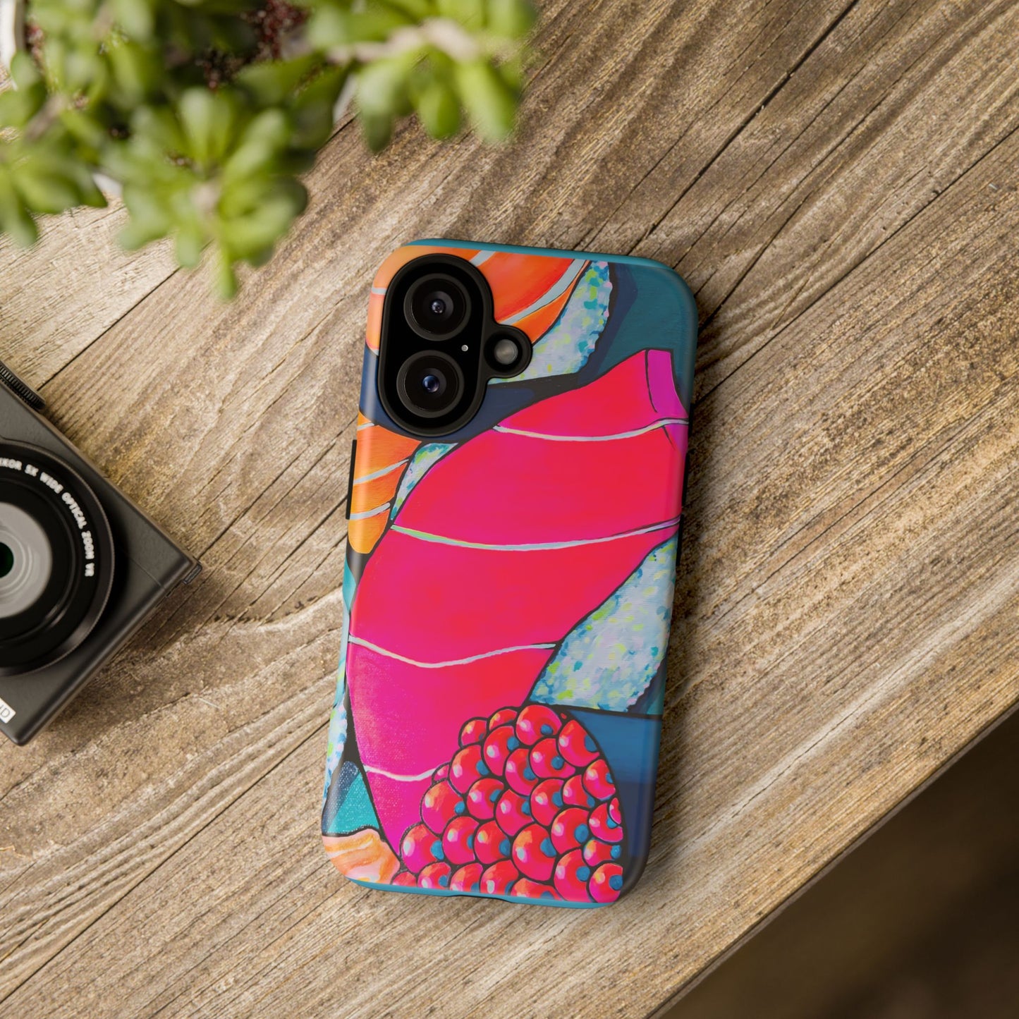Coque de téléphone résistante Néon Sushi
