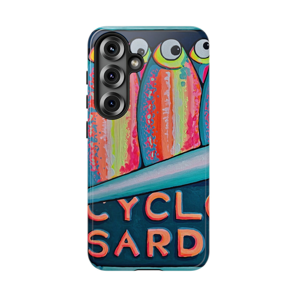 Neon Sardines Tough Phone Case