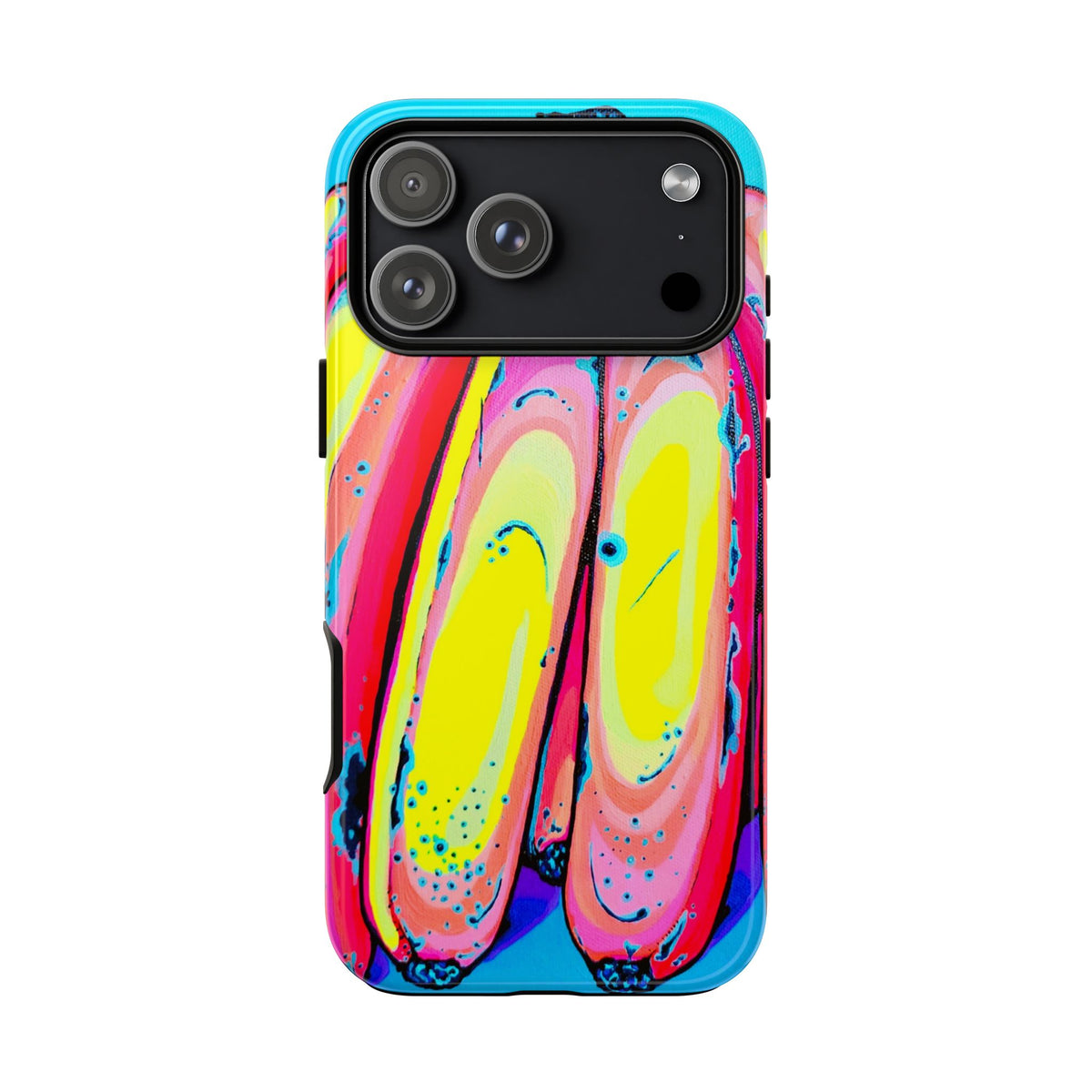 Neon Fat Bananas Tough Phone Case