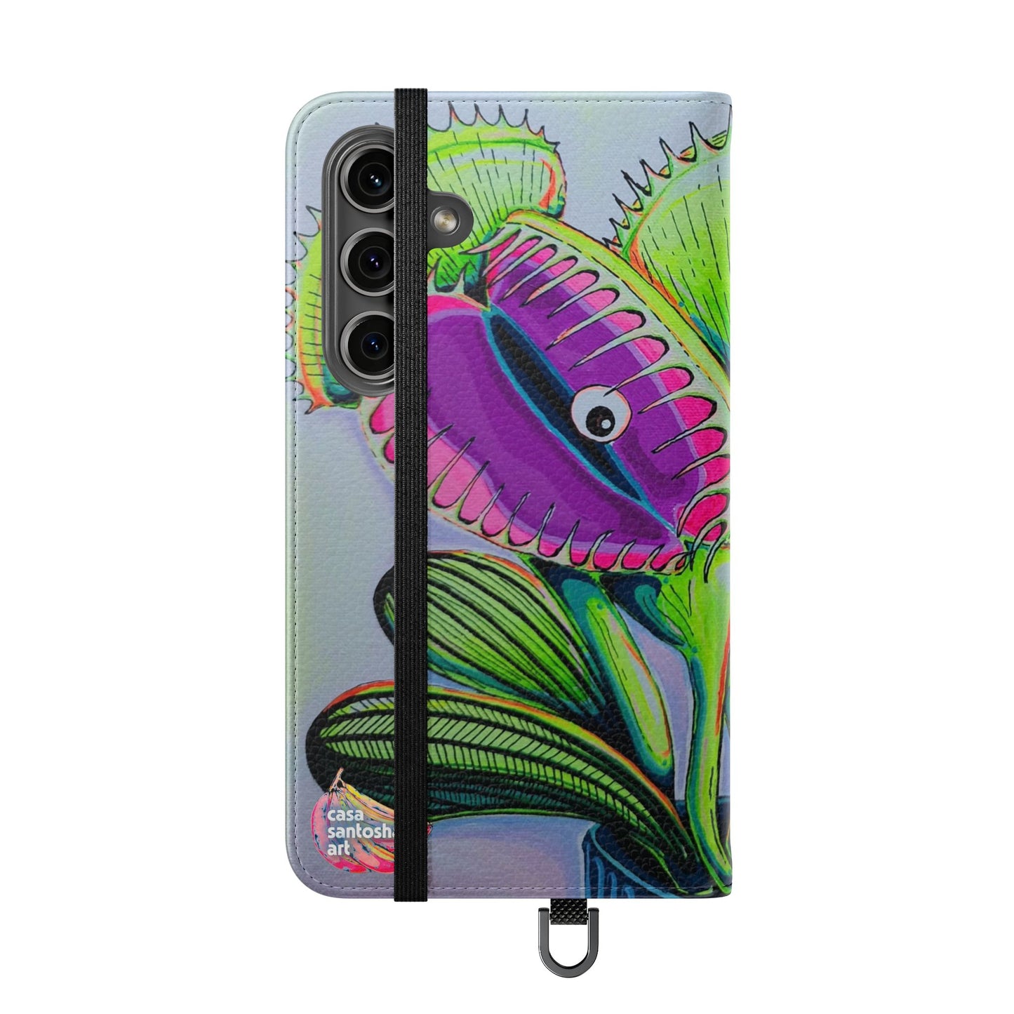 Cyclops Venus Fly Trap Flip Phone Case – Wallet Cover with Card Slots