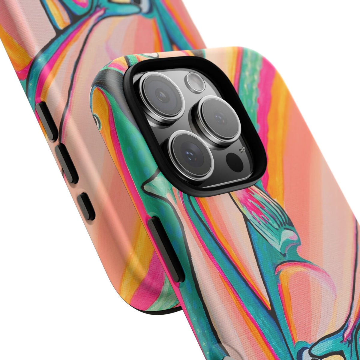 Neon Fish Tough Phone Case