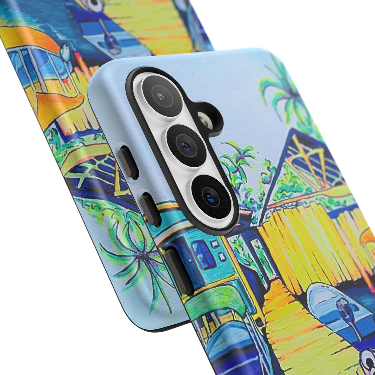 Cyclops Cat and Dog in Bocas Tough Phone Case