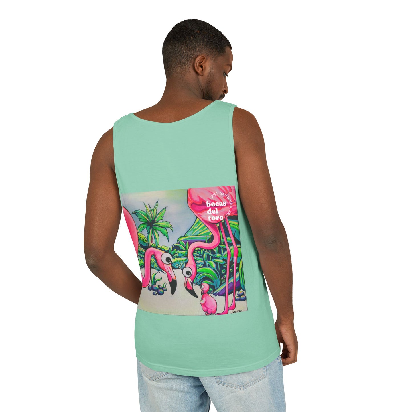 Unisex Cyclops Flamingo Family Tank Top - Perfect for Summer Vibes