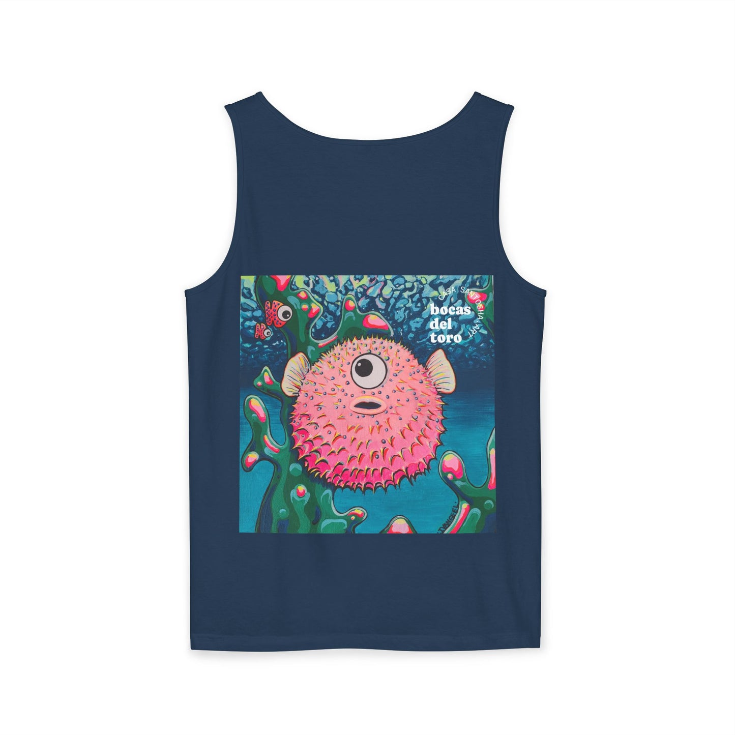 Unisex Cyclops Pufferfish Tank Top - Perfect for Summer Vibes