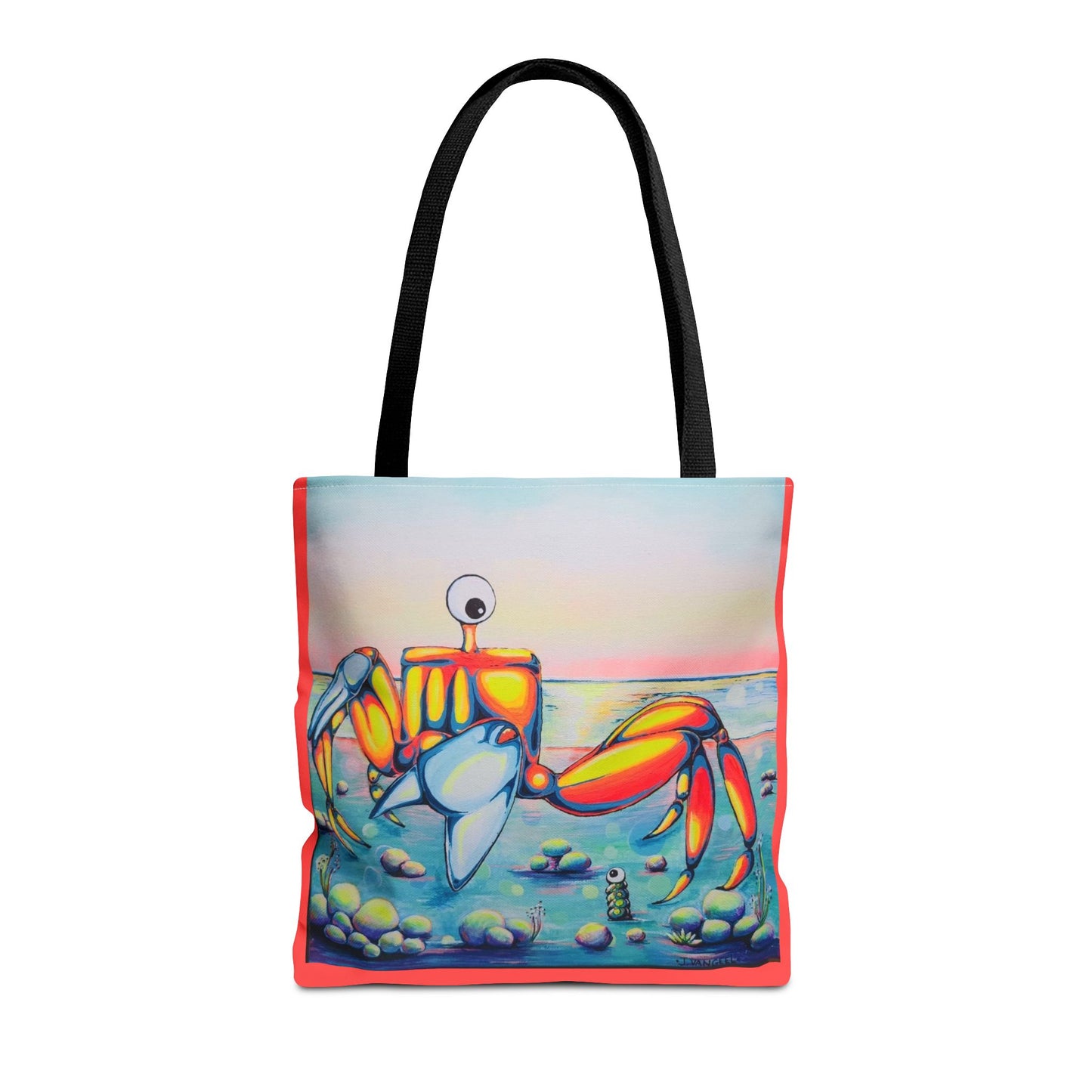 Premium Cyclops Crab Tote Bag, Original Artist Design, Reusable Shopping Tote,  Eco-Friendly