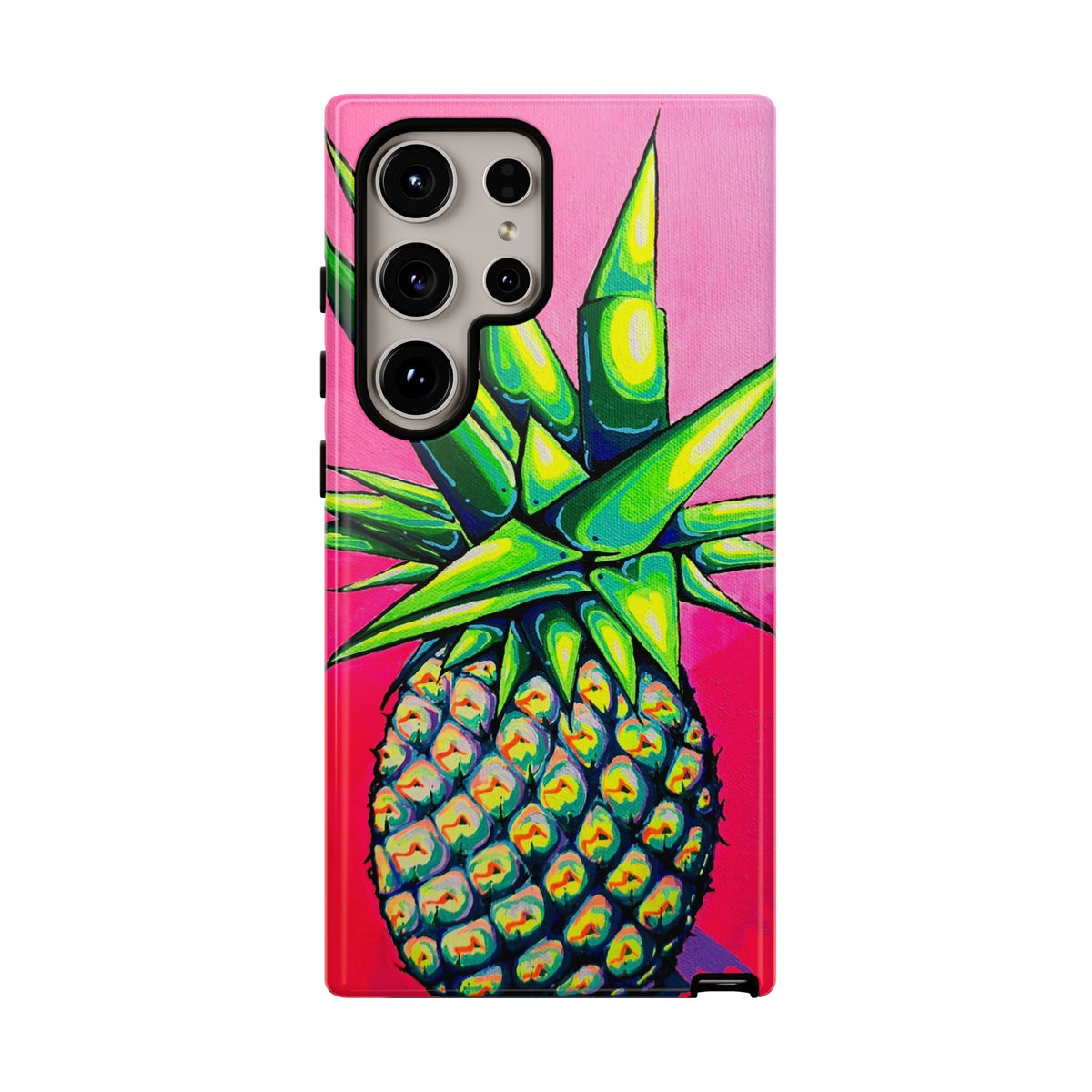 Neon Pineapple Tough Phone Case