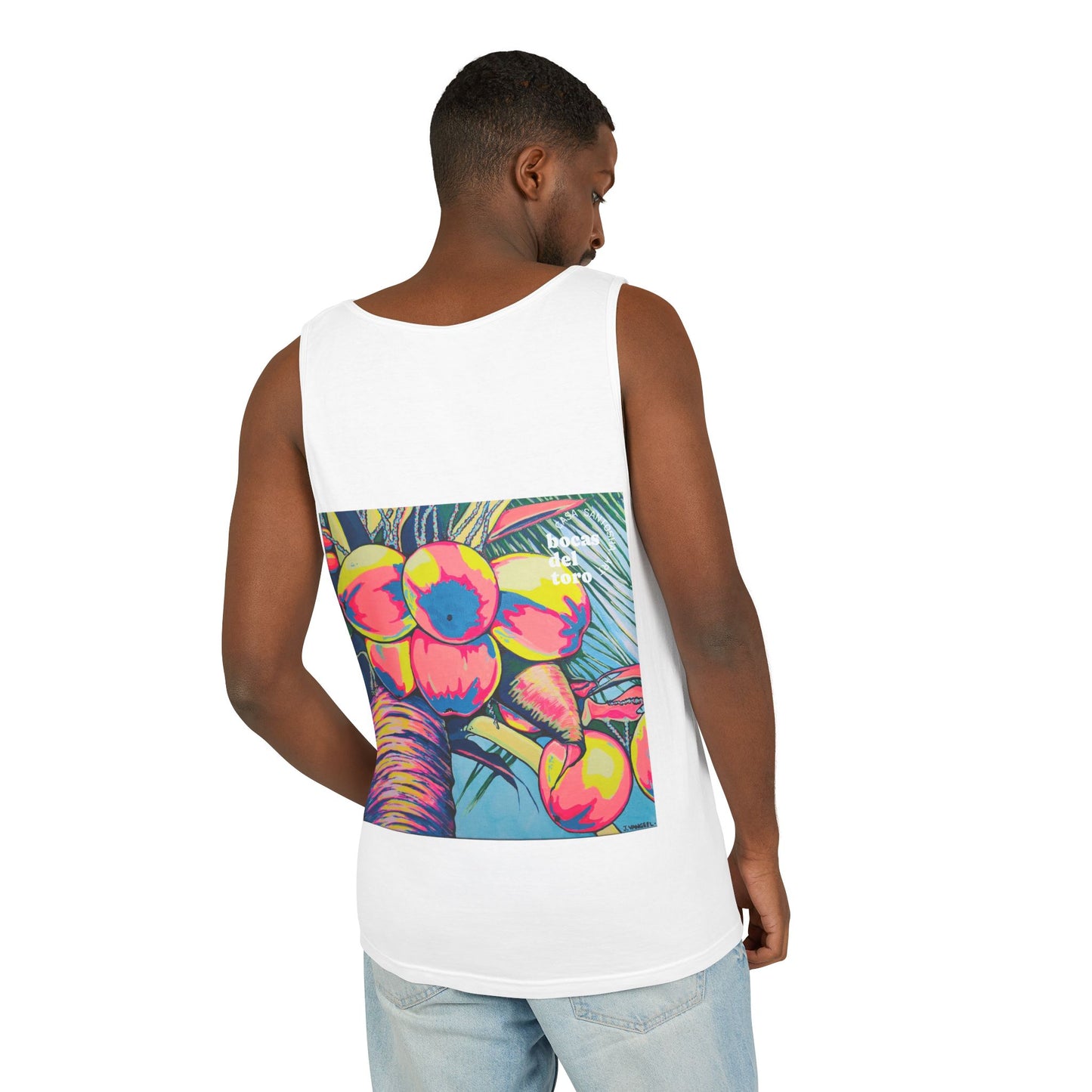 Unisex Neon Coconuts Tank Top - Perfect for Summer Vibes