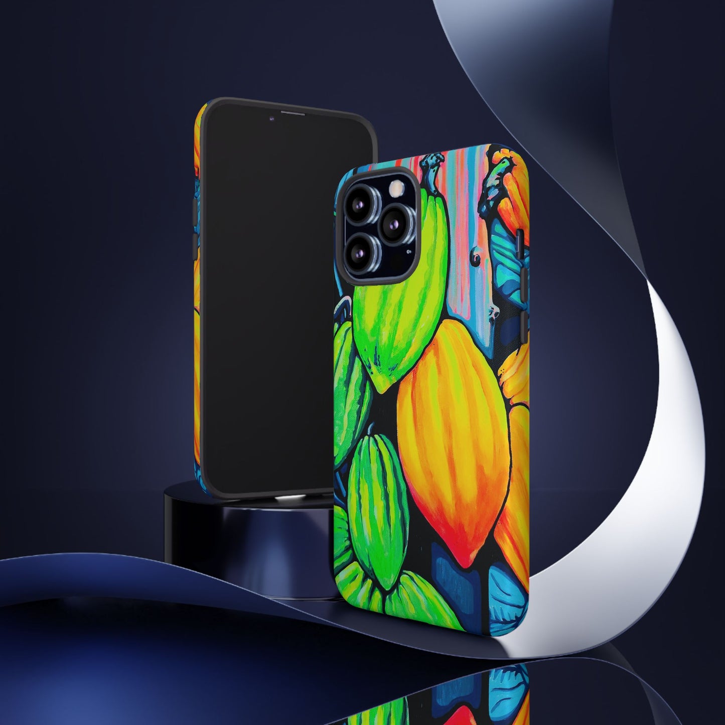 Neon Cacao Tough Phone Case