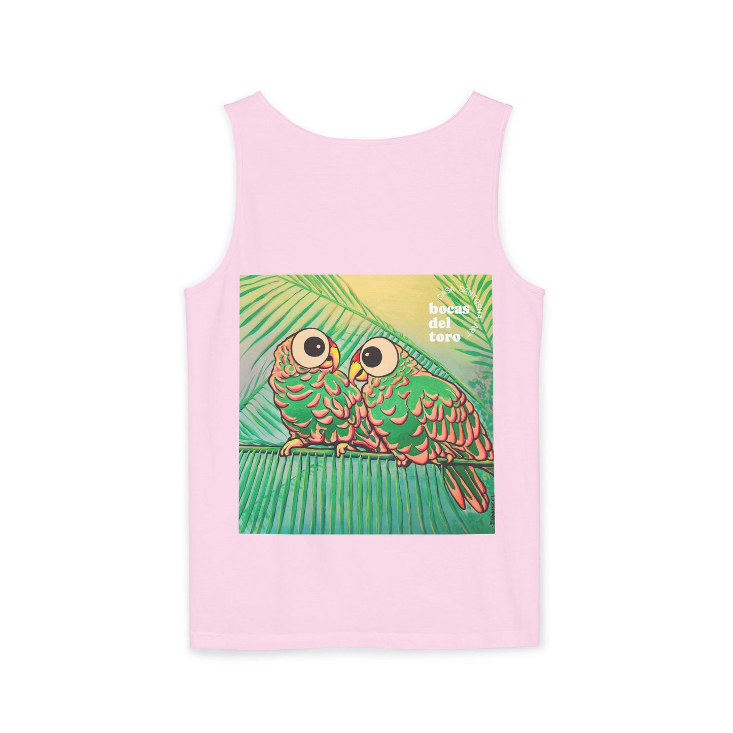 Unisex Chatty Cyclops Parrots Tank Top - Perfect for Summer Vibes