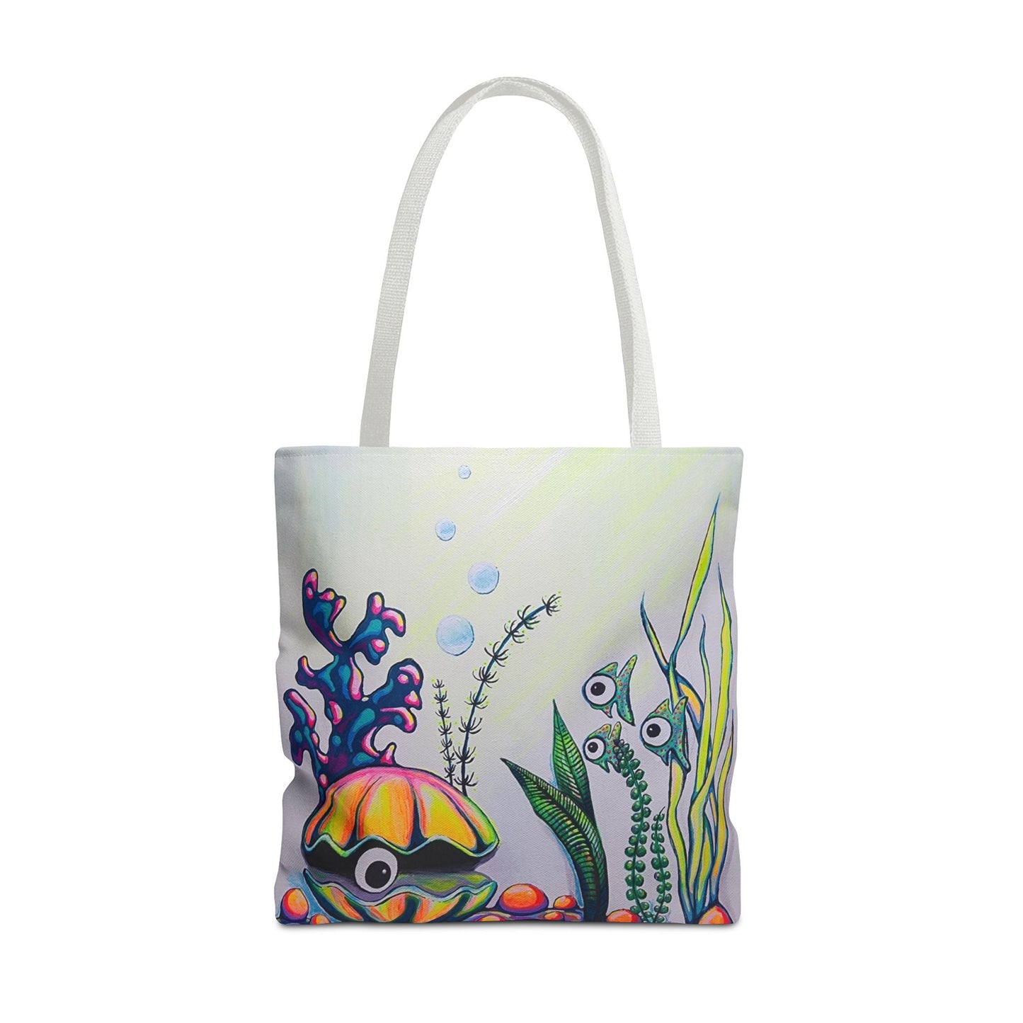Premium Cyclops Clam Tote Bag, Original Artist Design, Reusable Shopping Tote,  Eco-Friendly