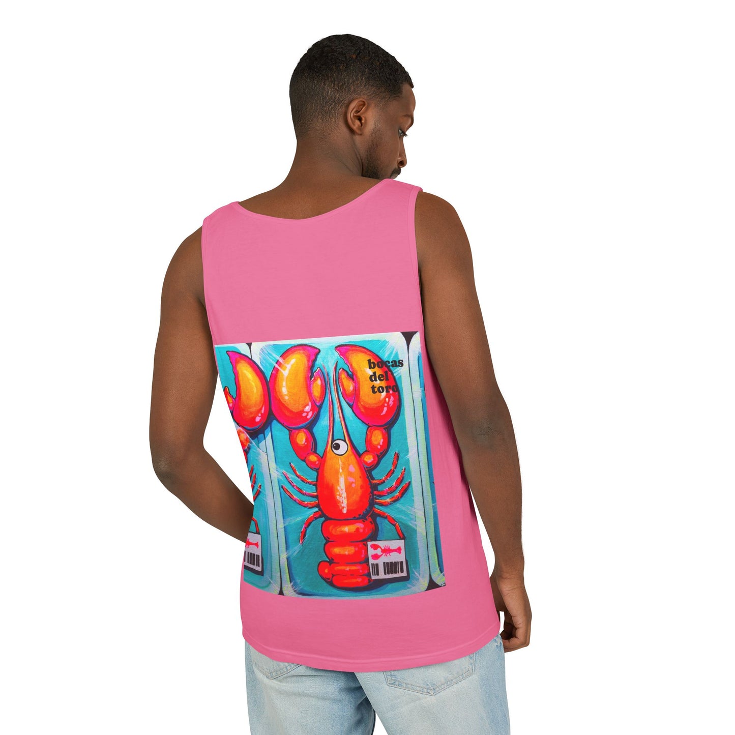 Unisex Fresh Neon Lobster Tank Top - Perfect for Summer Vibes