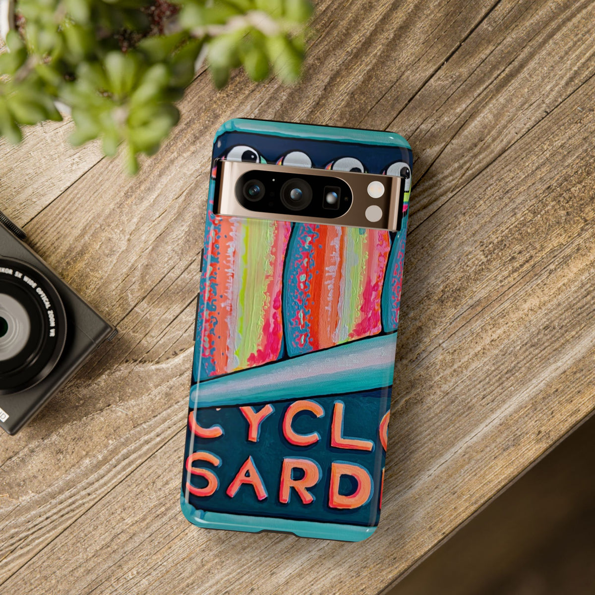 Neon Sardines Tough Phone Case