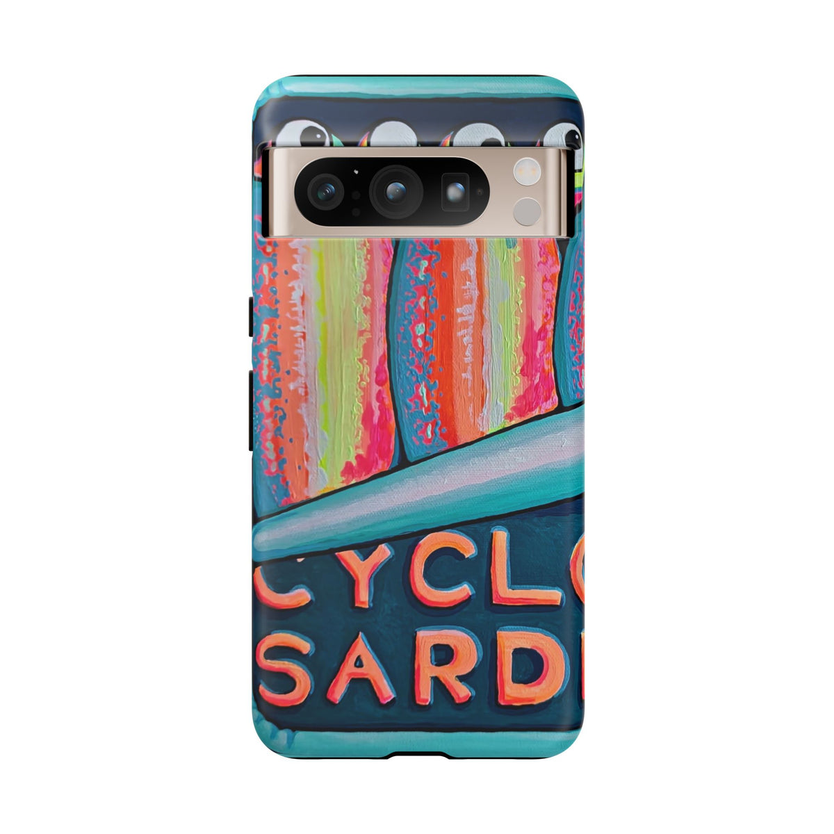 Neon Sardines Tough Phone Case