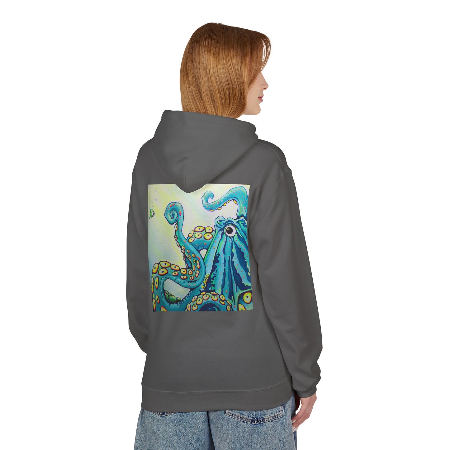 Unisex Cyclops Octopus Soft Hoodie