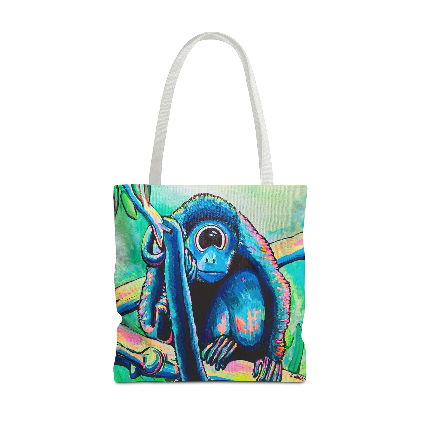 Premium Cyclops Monkey Tote Bag, Original Artist Design, Reusable Shopping Tote, Eco-Friendly