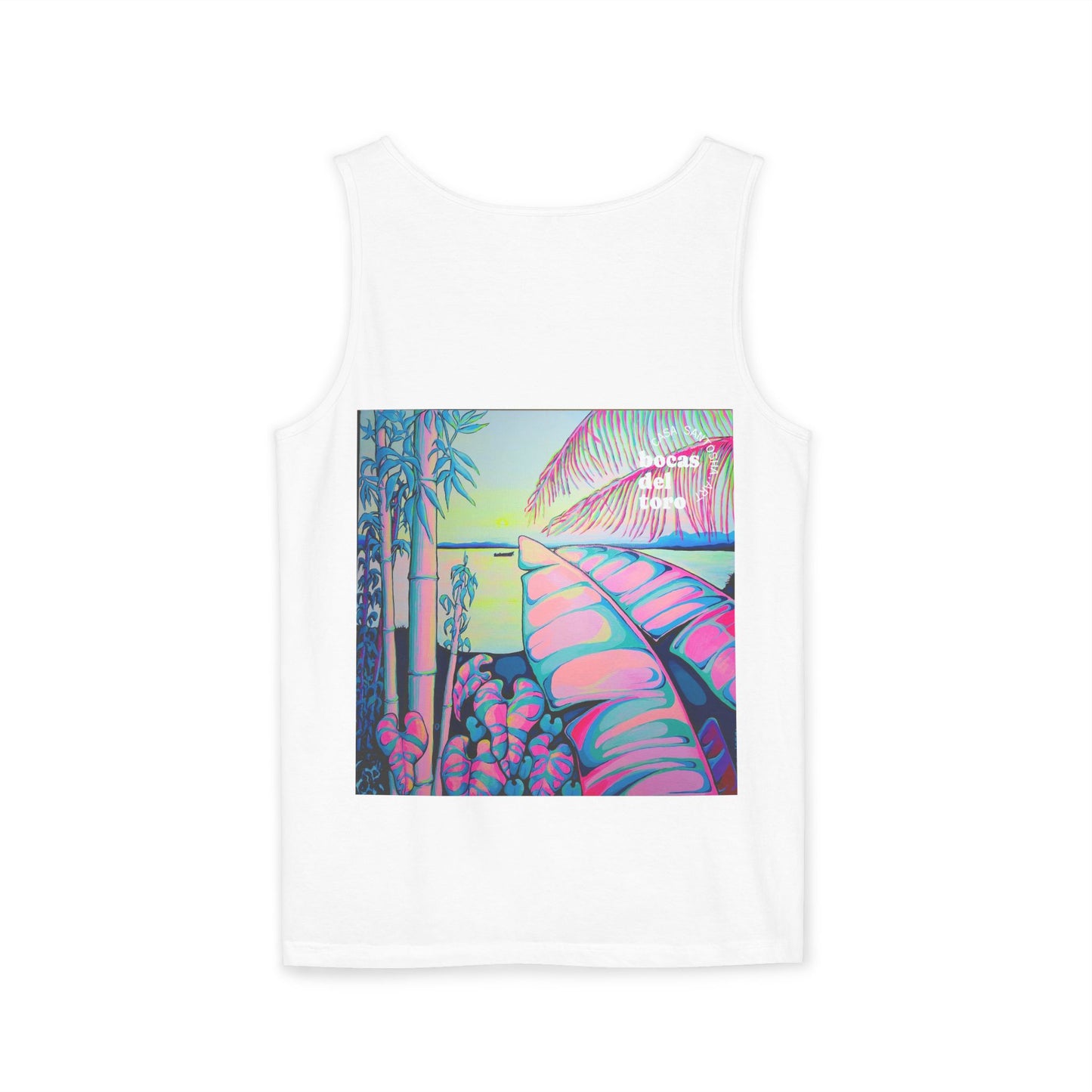 Unisex Serenity Bocas Tank Top - Perfect for Summer Vibes