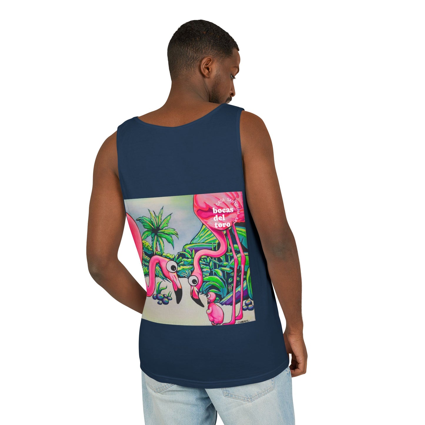 Unisex Cyclops Flamingo Family Tank Top - Perfect for Summer Vibes