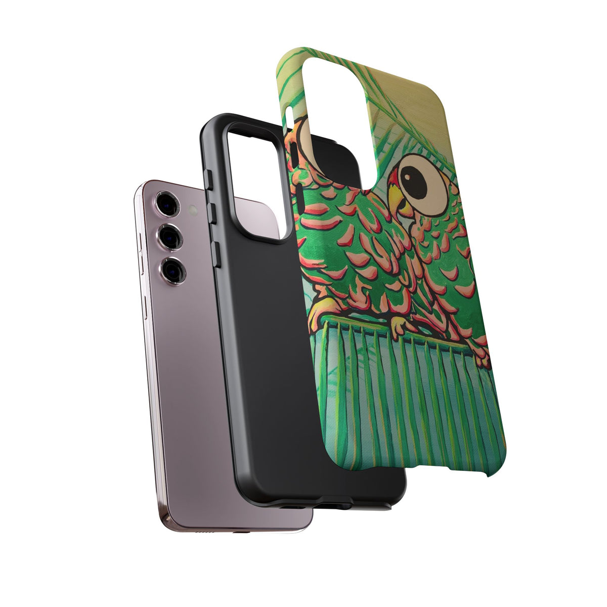 Chatty Cyclops Parrots Tough Phone Case