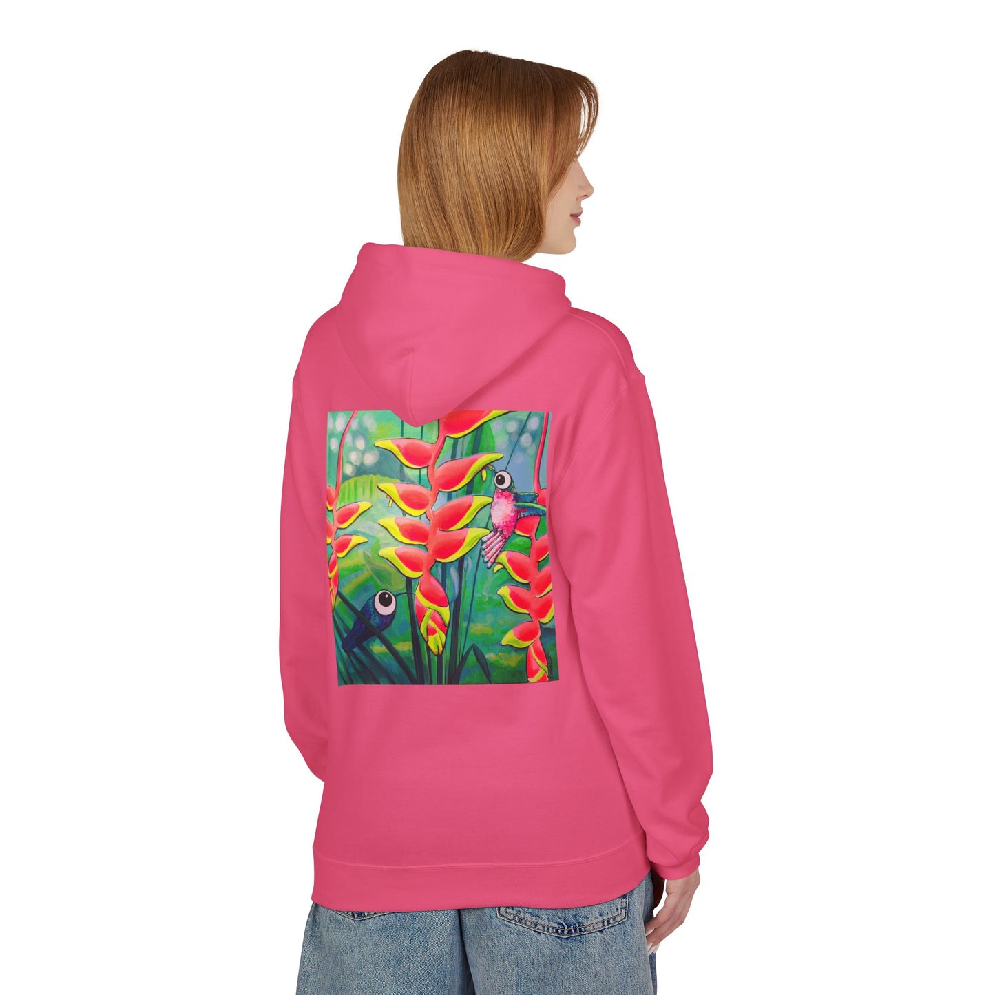 Unisex Cyclops Hummingbirds Soft Hoodie