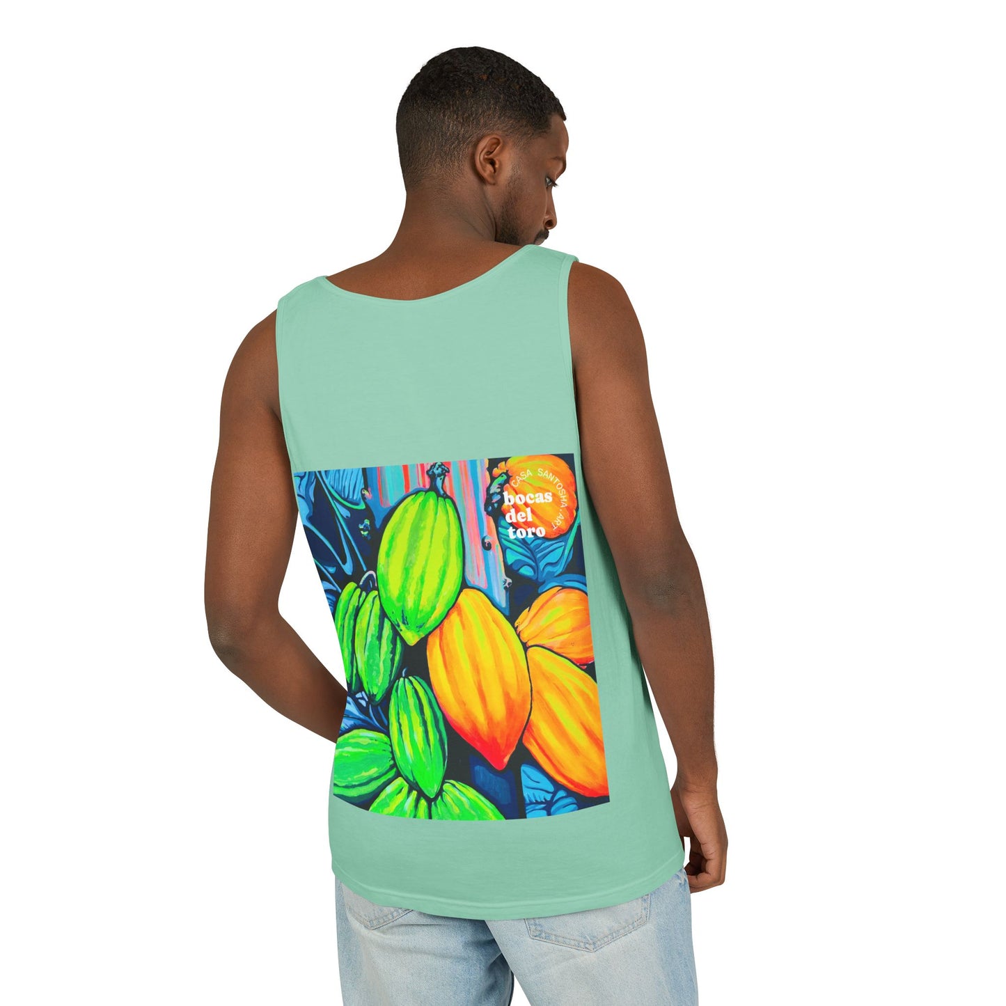 Unisex Neon Cacao Tank Top - Perfect for Summer Vibes