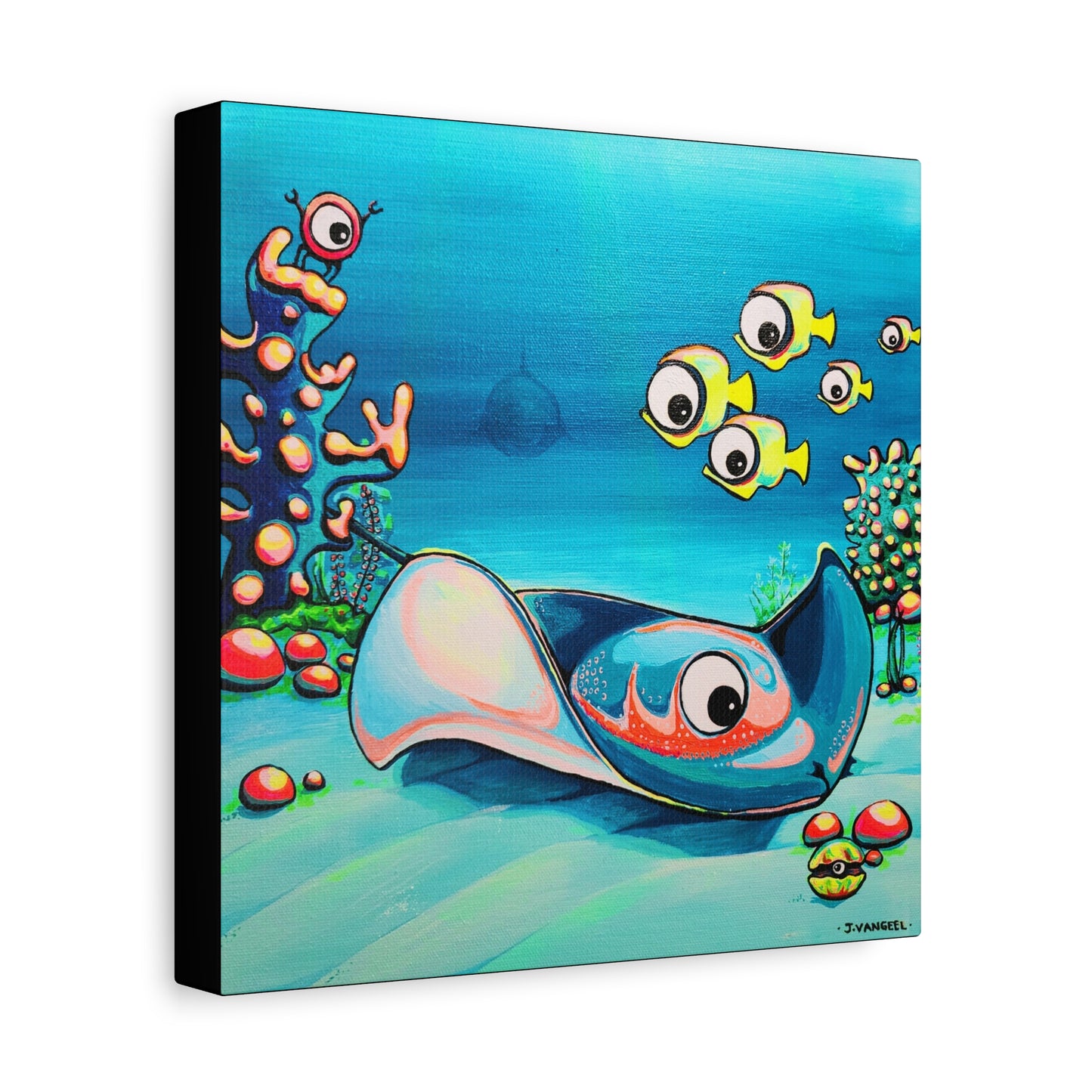 Cyclops Stingray Canvas Wall Art