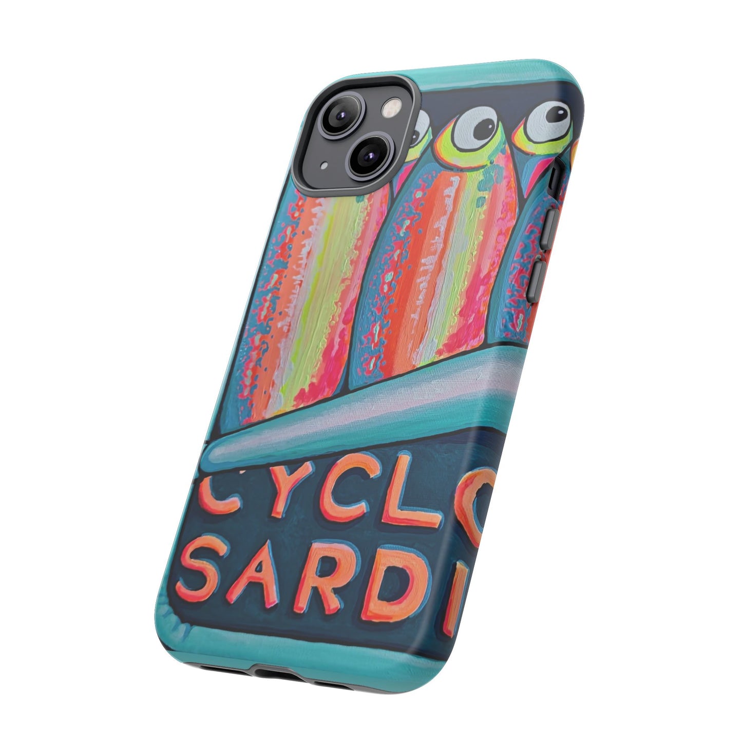 Neon Sardines Tough Phone Case
