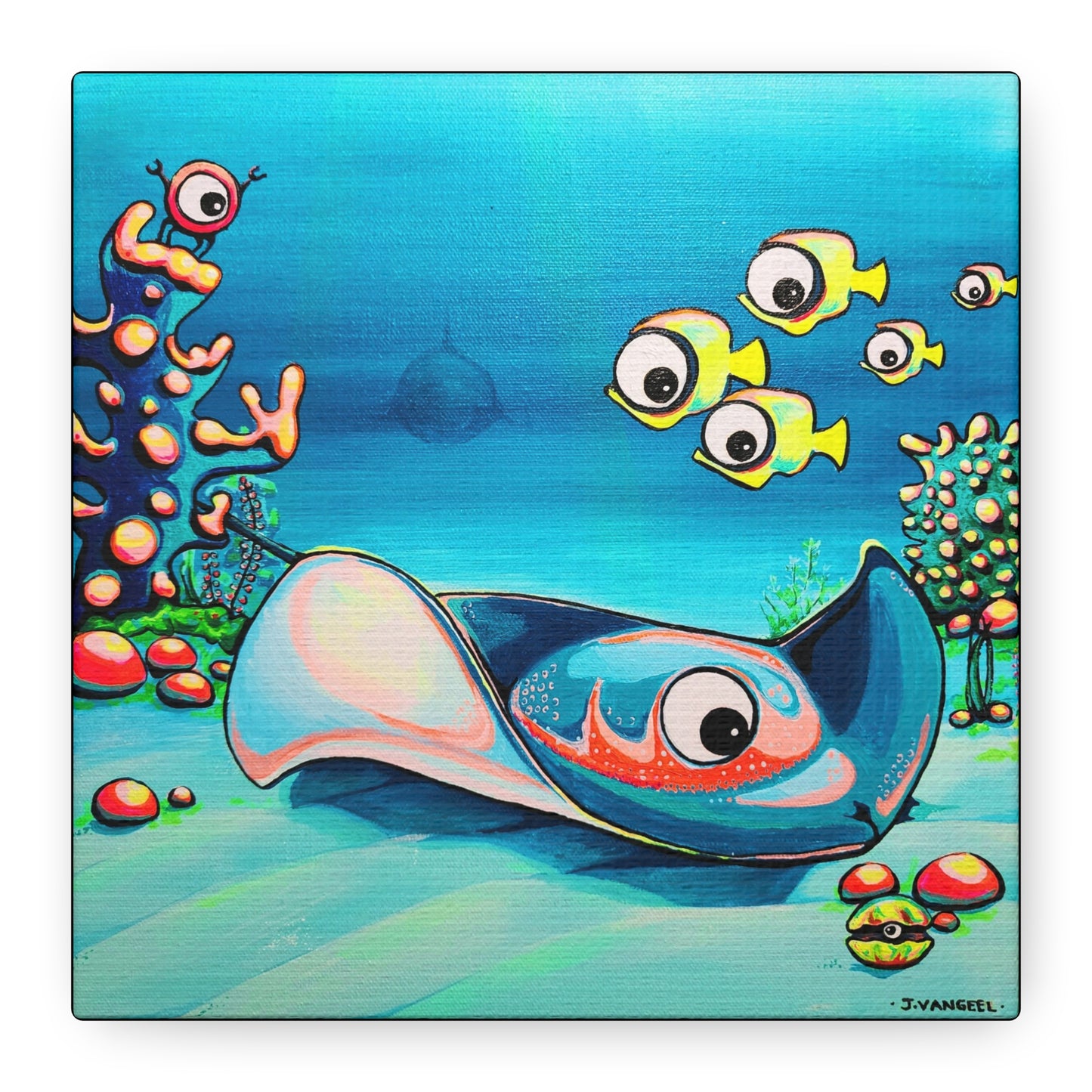 Cyclops Stingray Canvas Wall Art