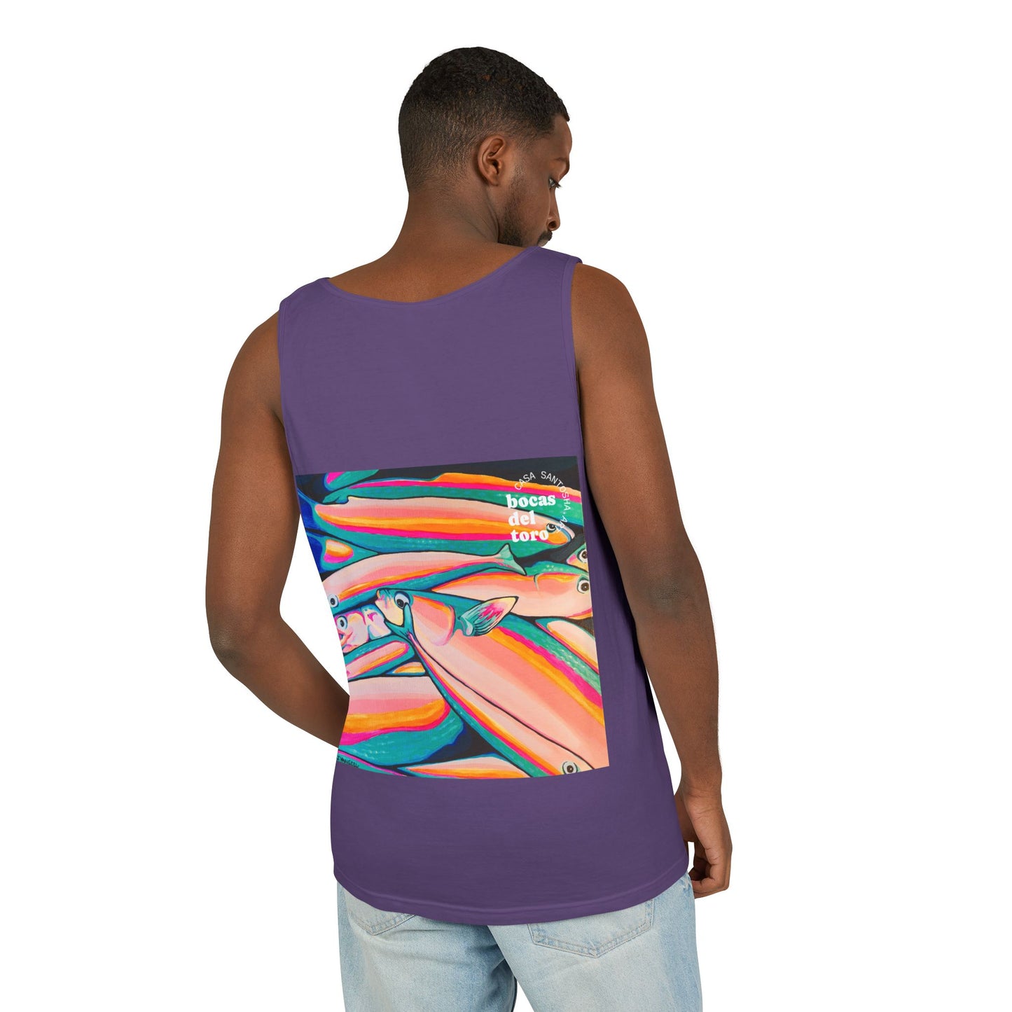 Unisex Neon Fish Tank Top - Perfect for Summer Vibes