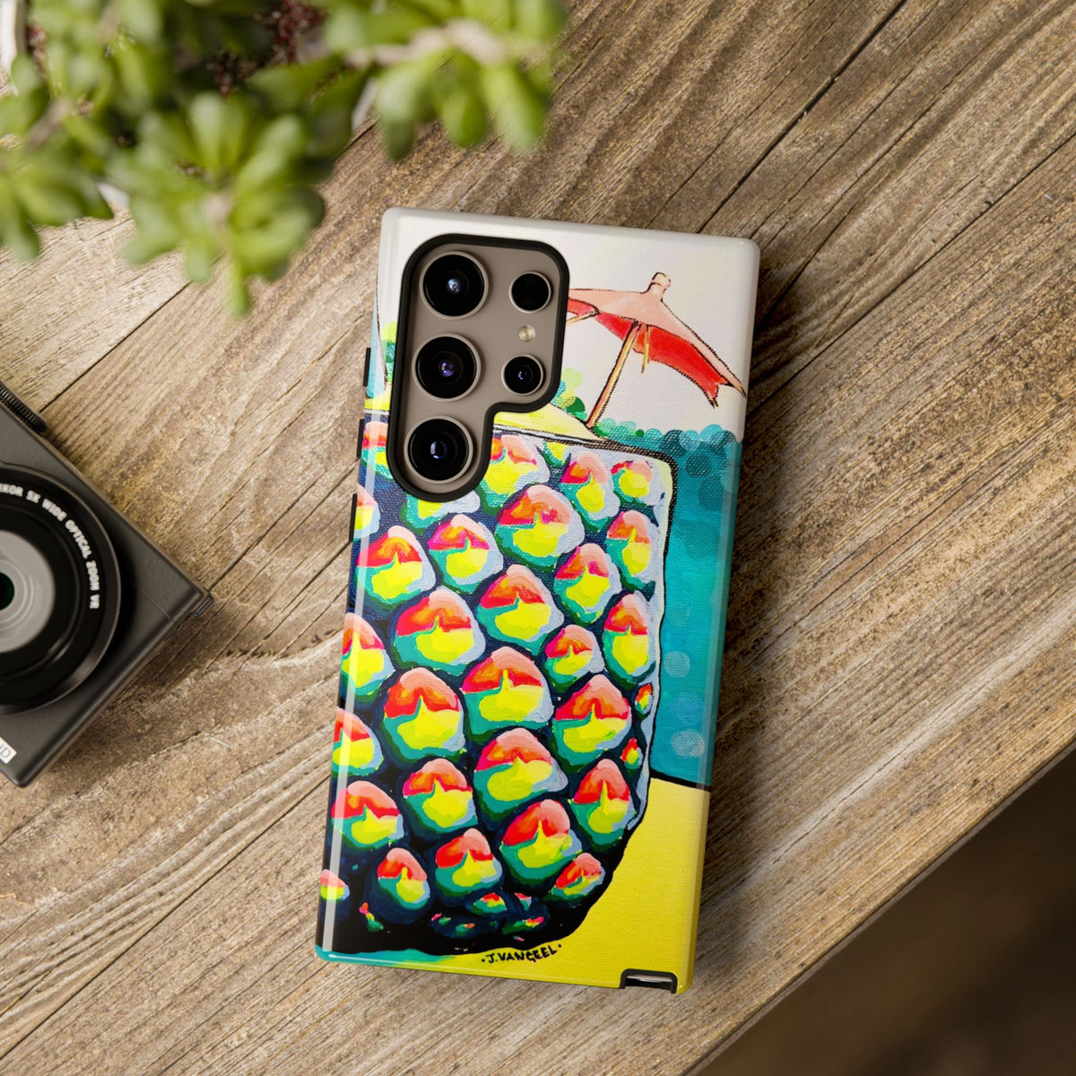 Neon Piña Colada Tough Phone Case