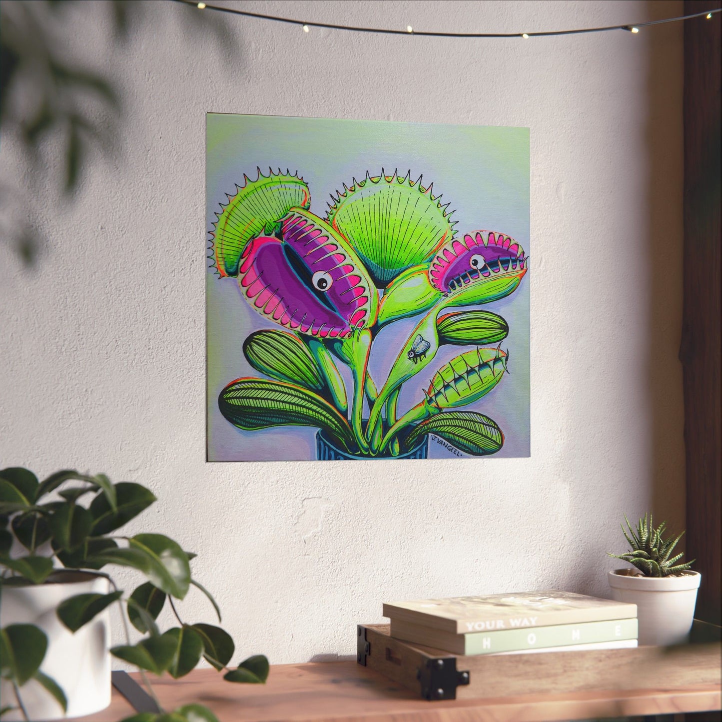 Cyclops Venus Fly Trap Giclée Art Poster