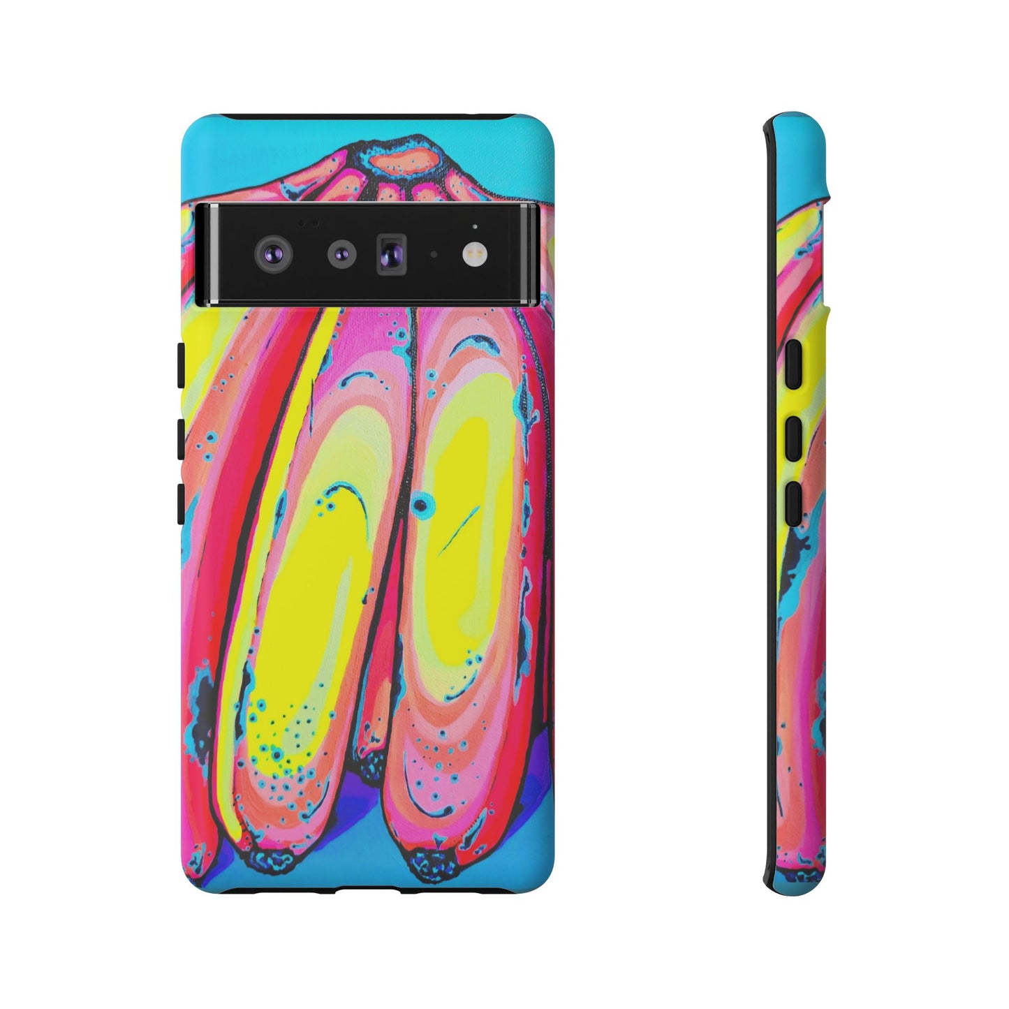 Neon Fat Bananas Tough Phone Case