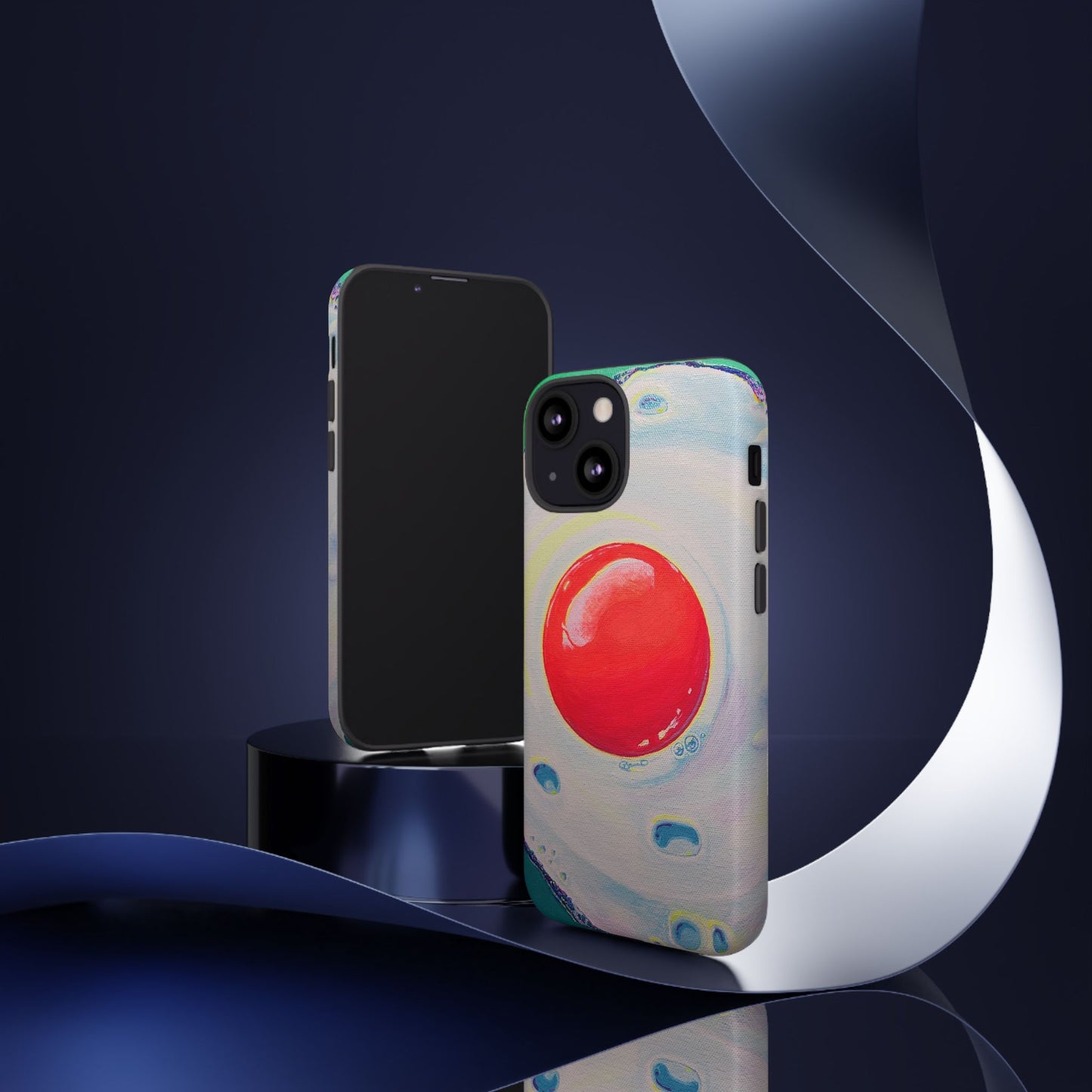 Neon Fried Egg Tough Phone Case