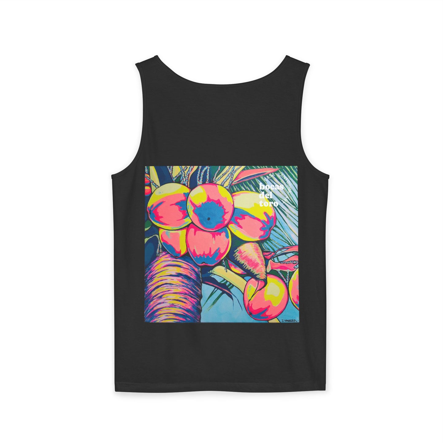 Unisex Neon Coconuts Tank Top - Perfect for Summer Vibes