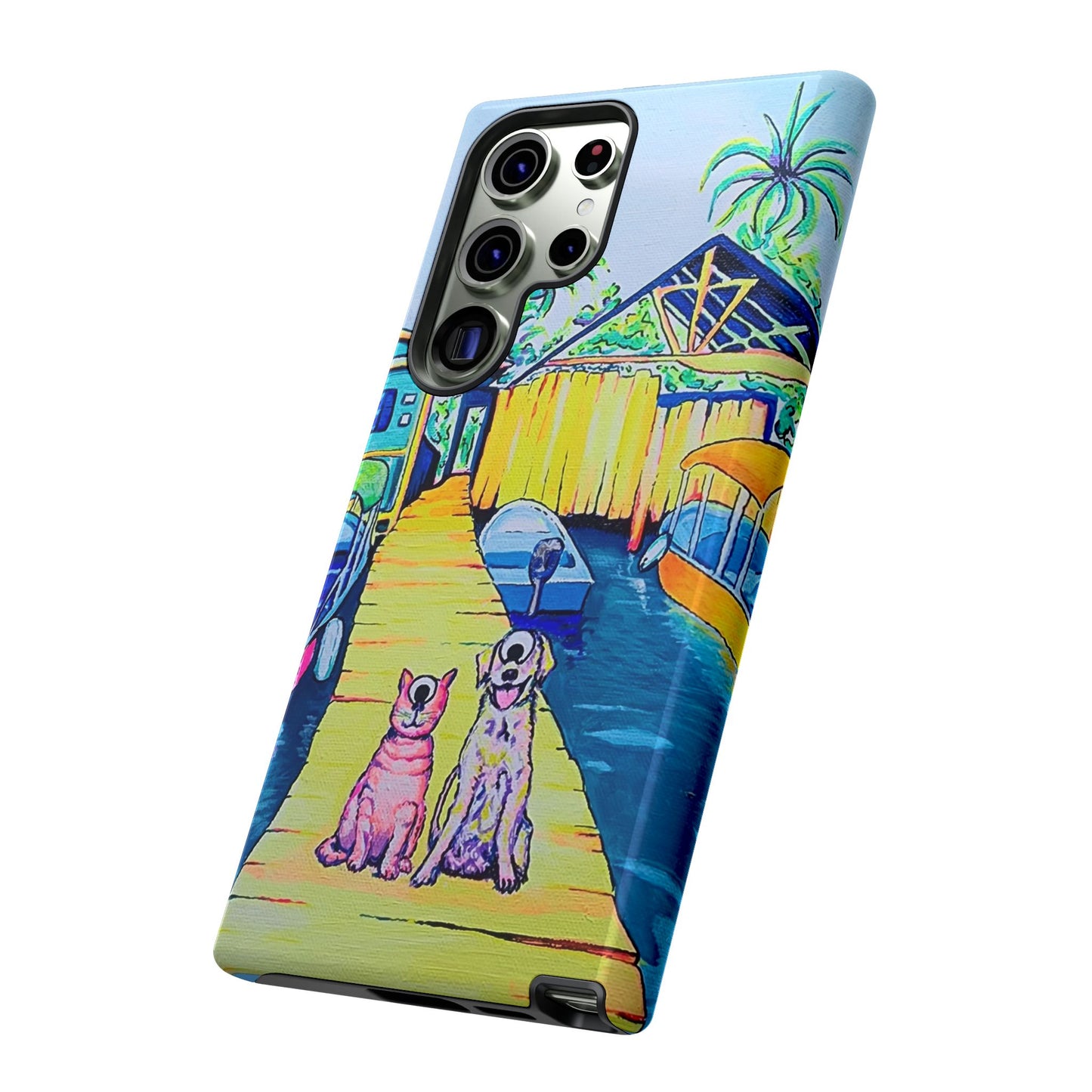 Cyclops Cat and Dog in Bocas Tough Phone Case