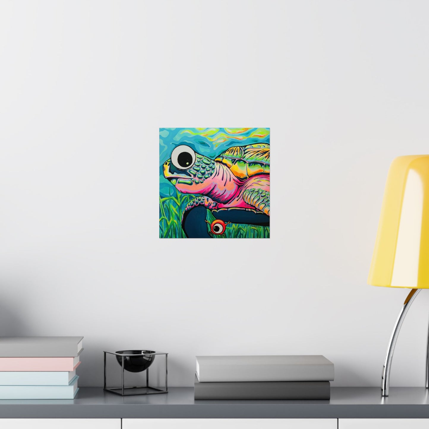Cyclops Turtle Giclée Art Poster