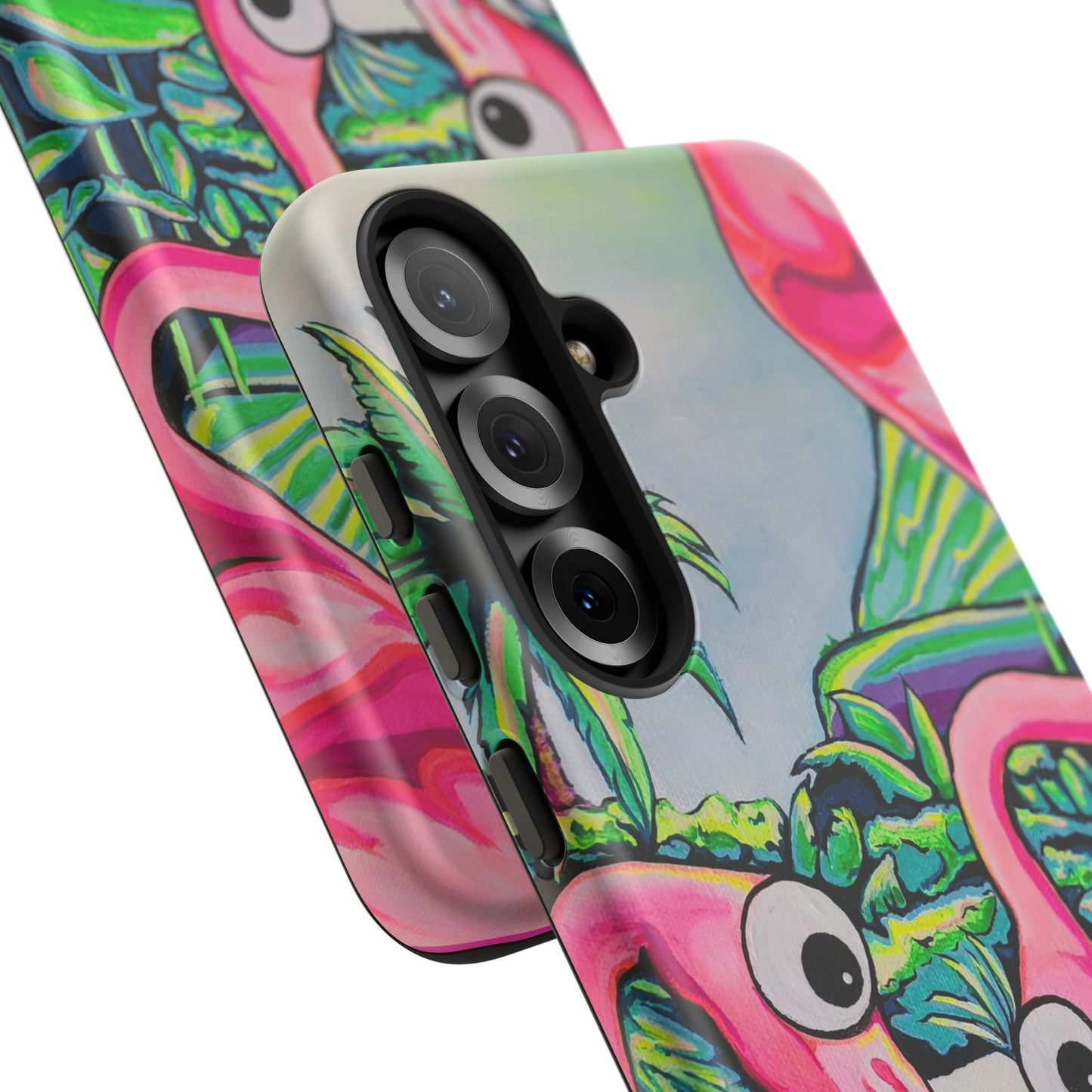 Cyclops Flamingo Family Tough Phone Case