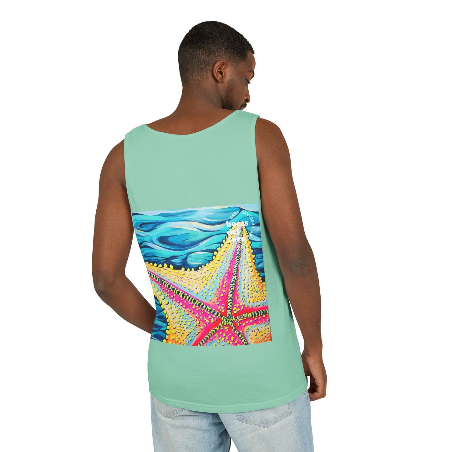 Unisex Starfish Beach Bocas Tank Top - Perfect for Summer Vibes