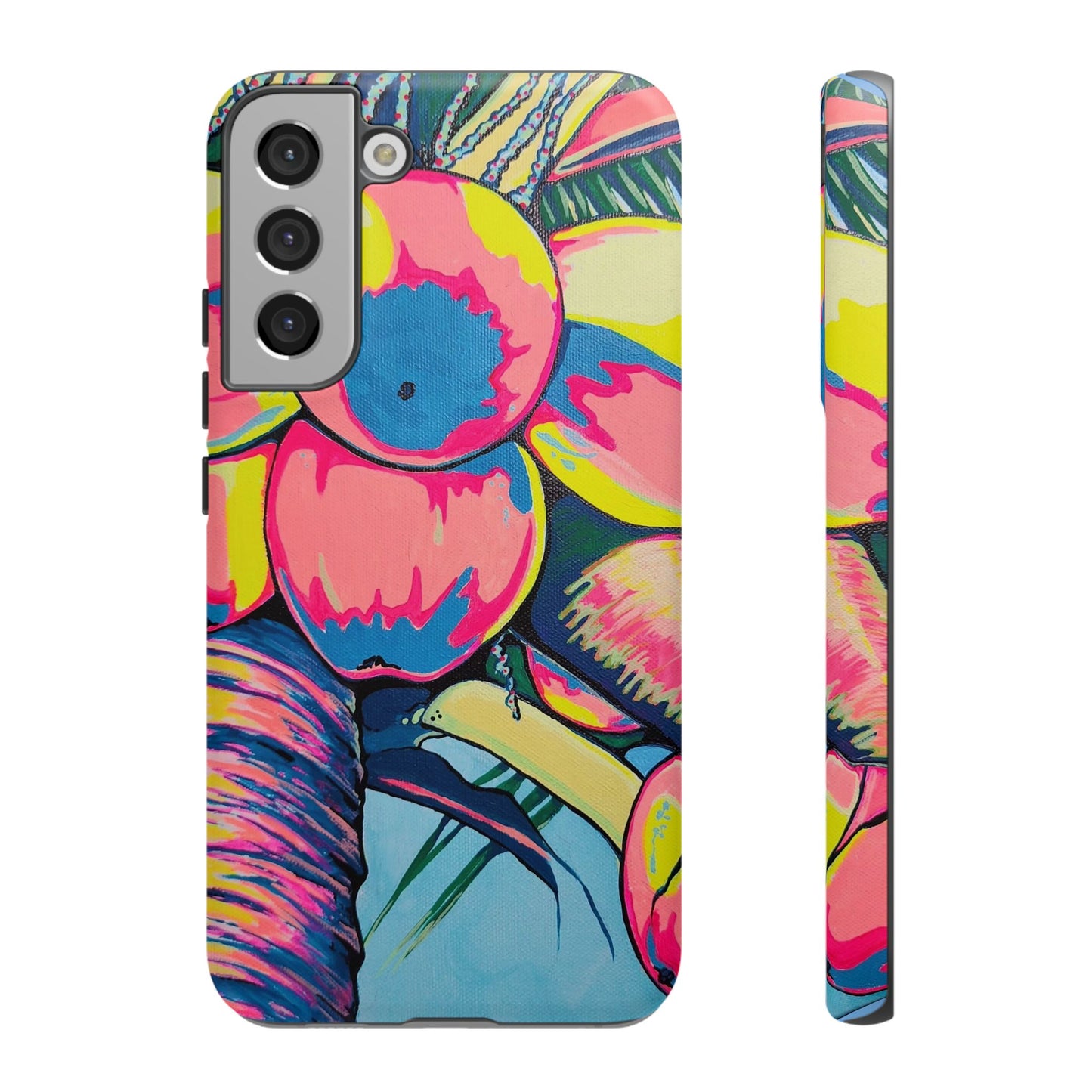 Neon Coconuts Tough Phone Case