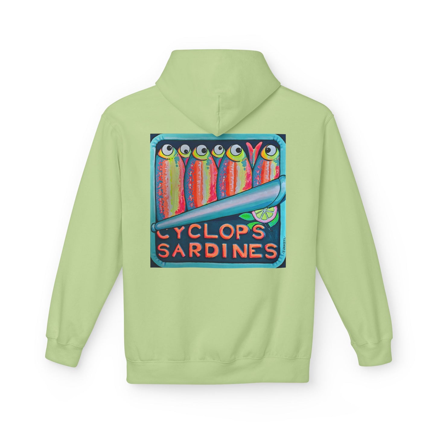 Unisex Neon Sardines Soft Hoodie