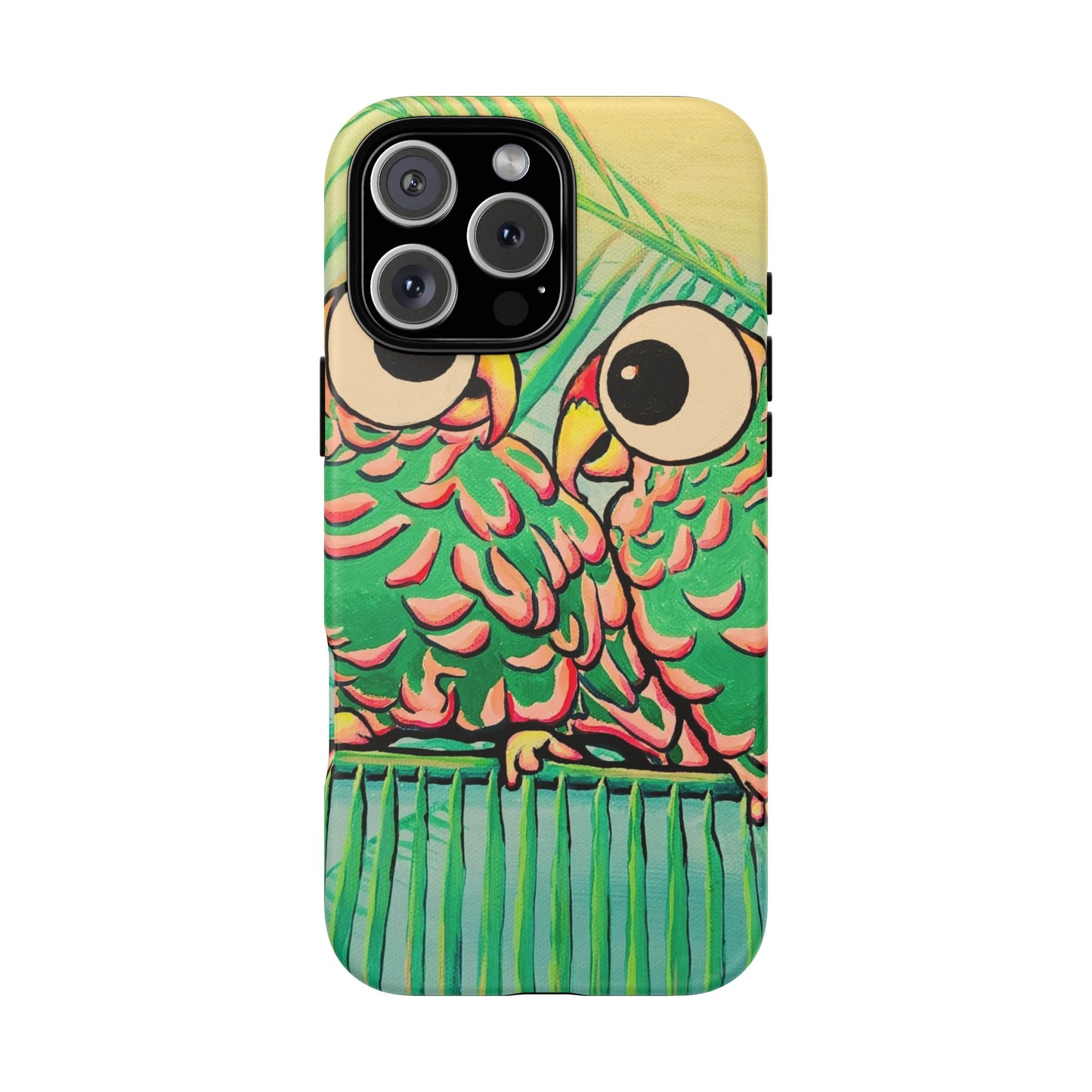 Chatty Cyclops Parrots Tough Phone Case