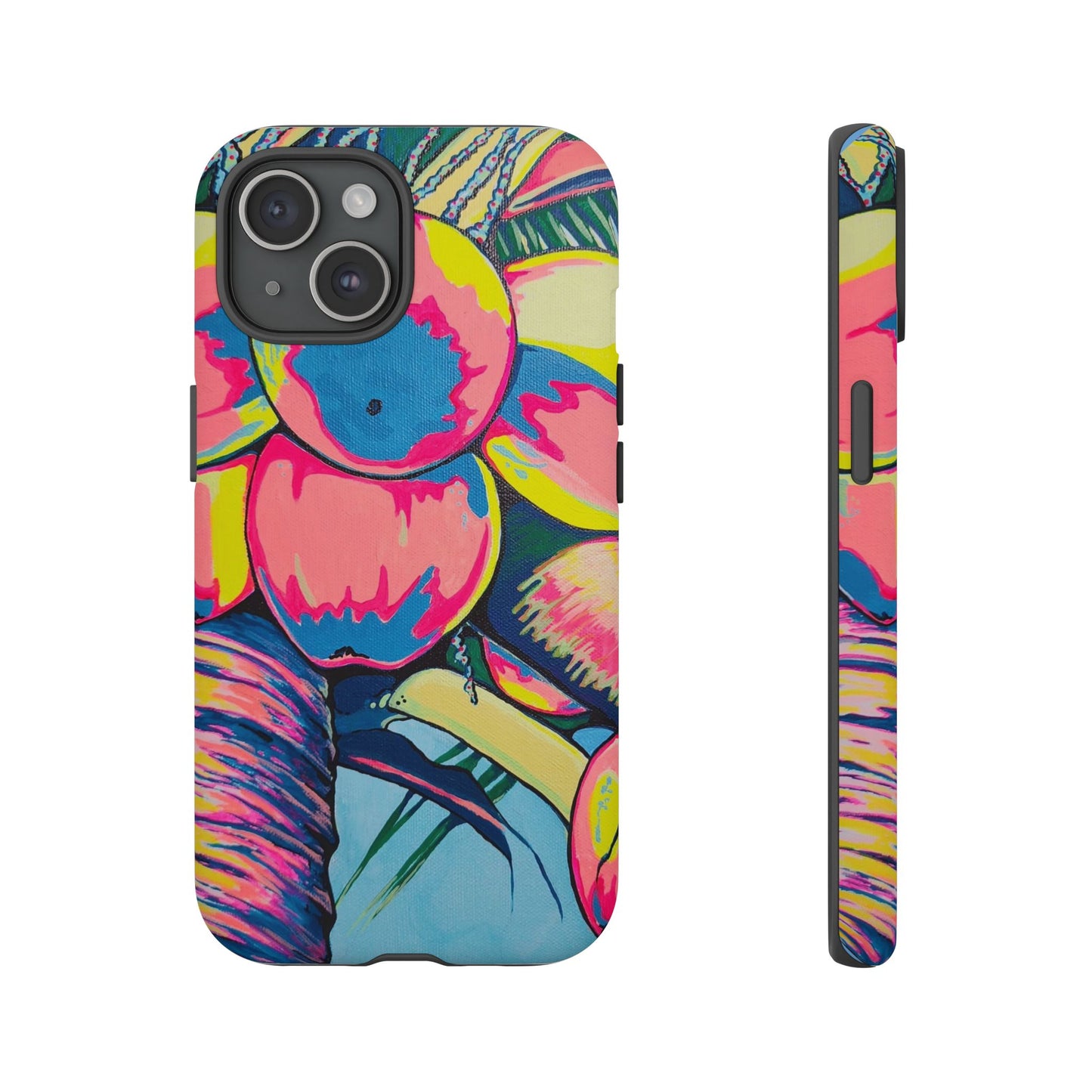 Neon Coconuts Tough Phone Case