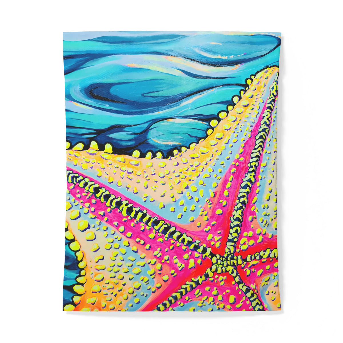 Starfish Beach Bocas Duvet Cover