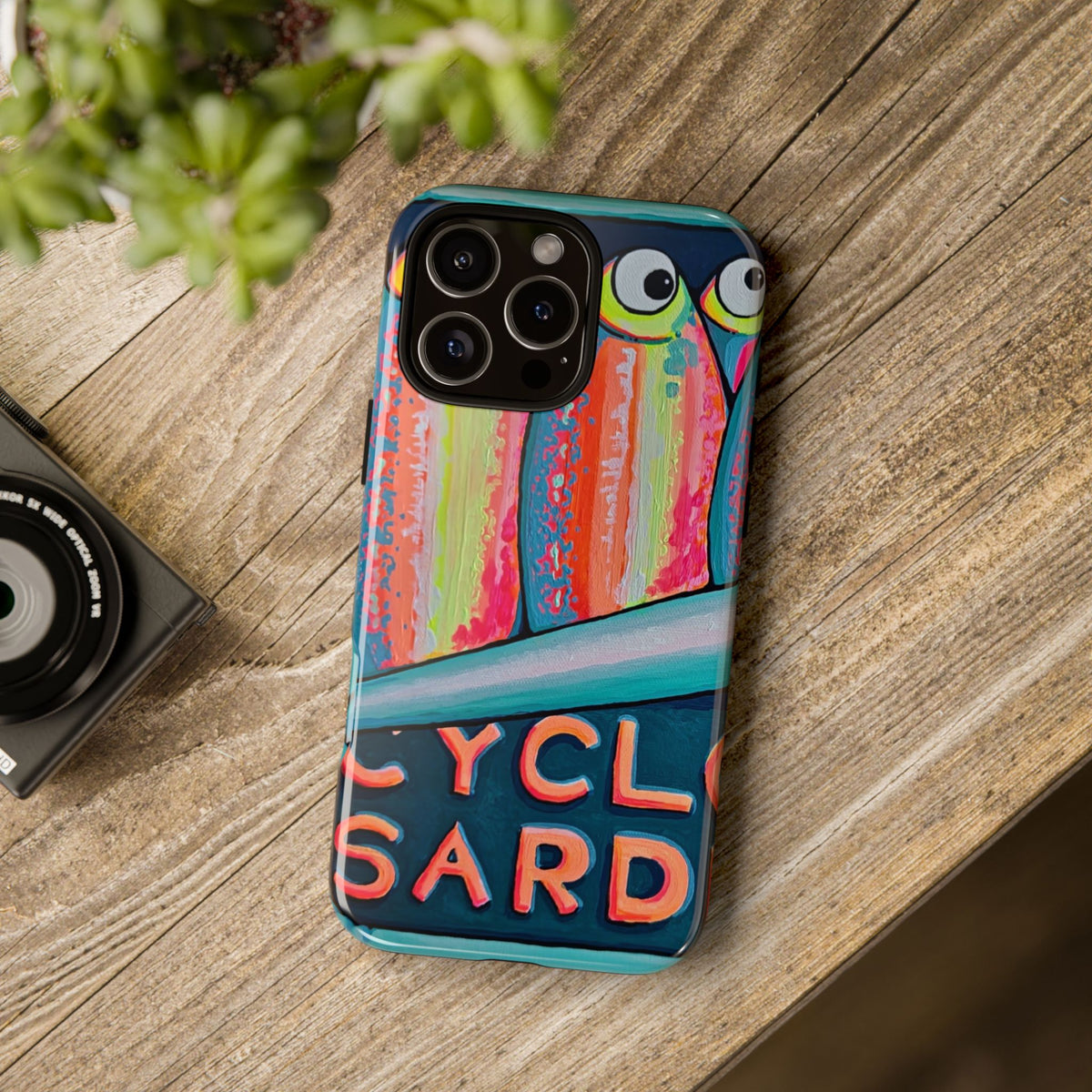 Neon Sardines Tough Phone Case