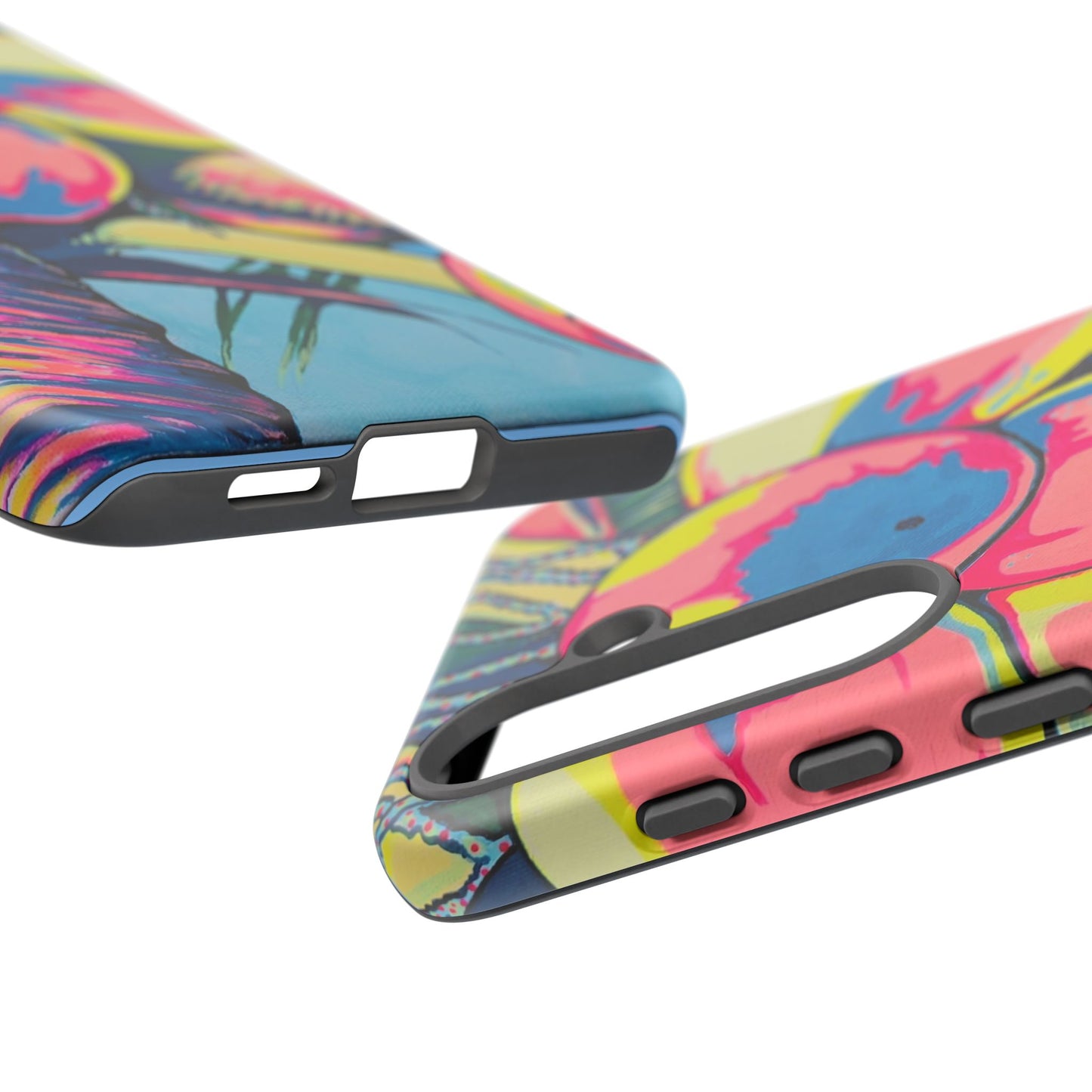 Neon Coconuts Tough Phone Case