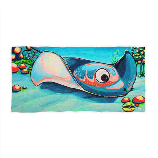 Cyclops Stingray Beach Towel for Summer Fun and Vacation Essentials