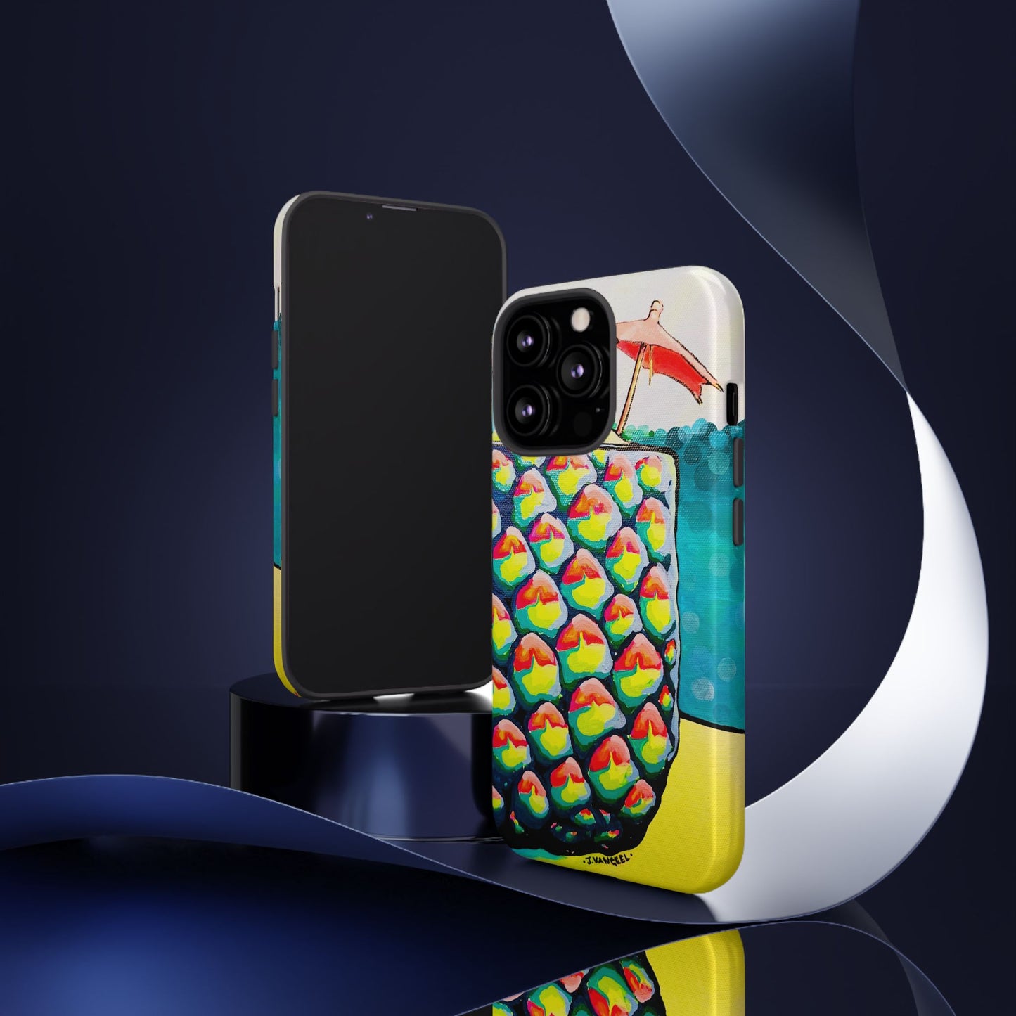 Neon Piña Colada Tough Phone Case
