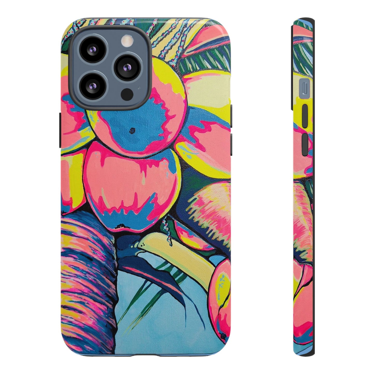 Neon Coconuts Tough Phone Case