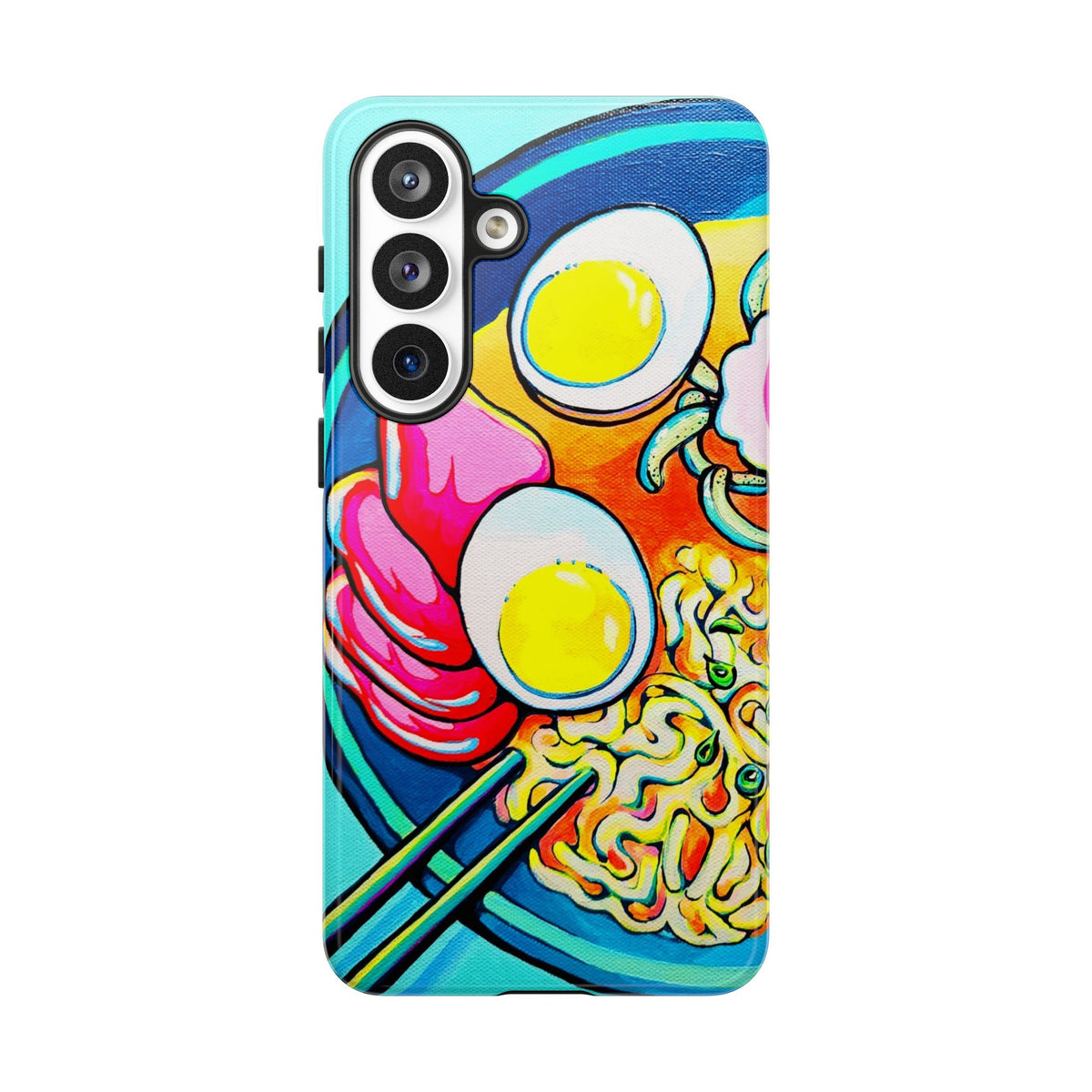 Coque de téléphone résistante Neon Ramen