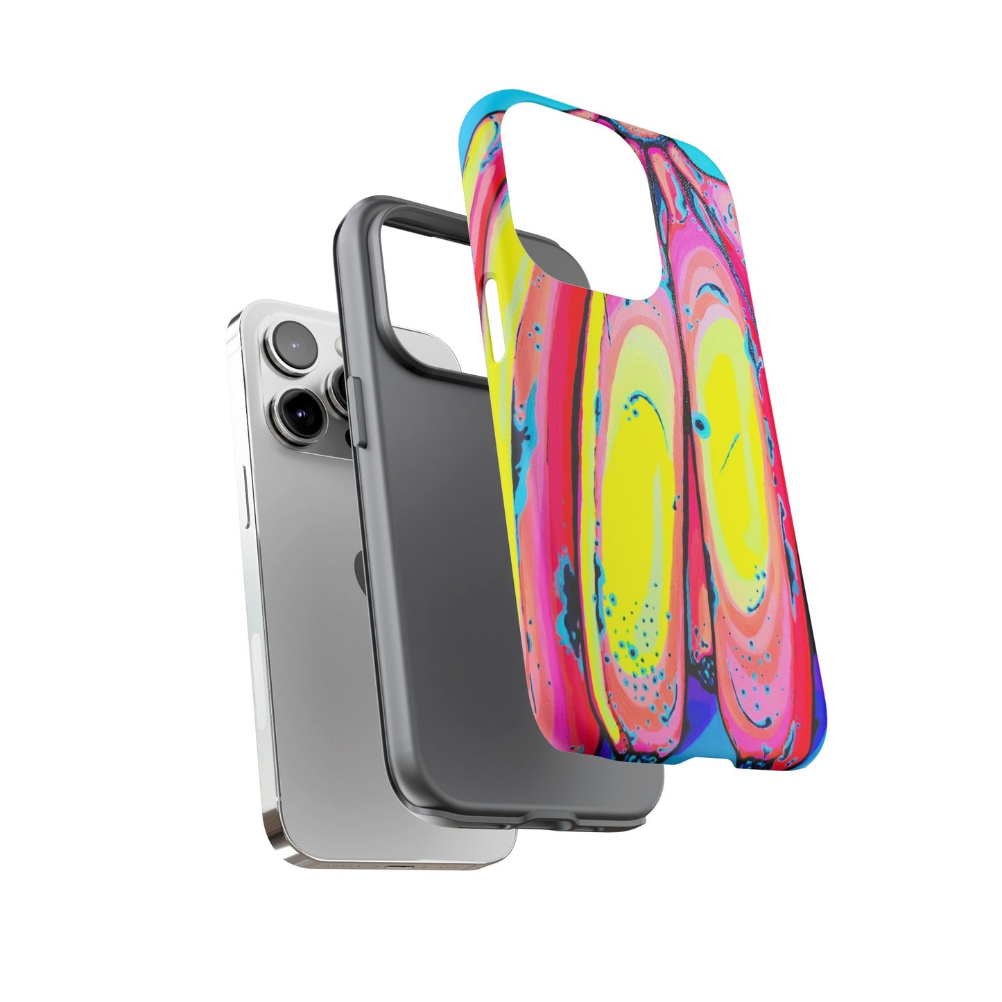Neon Fat Bananas Tough Phone Case
